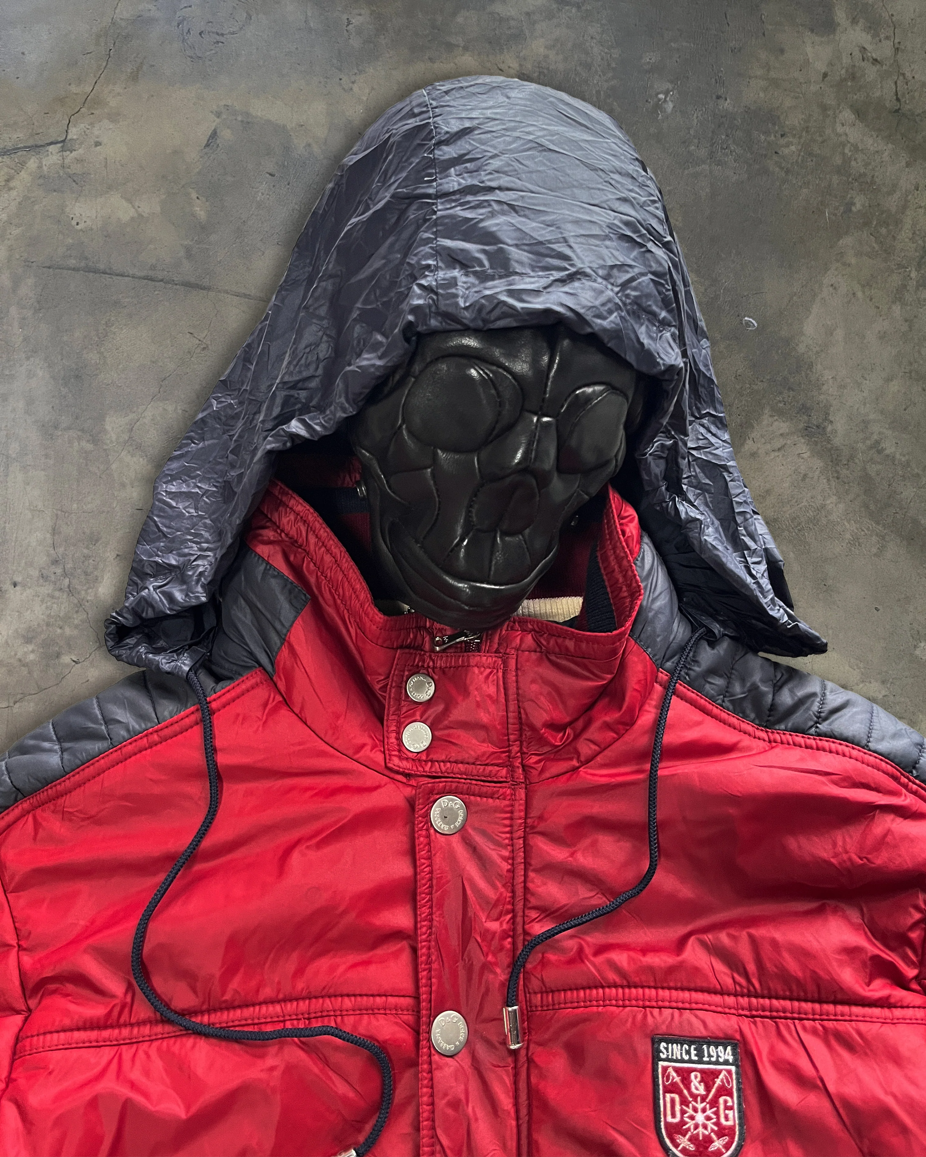 2000's DOLCE GABANNA PANELED DOWN PUFFER - Image 3