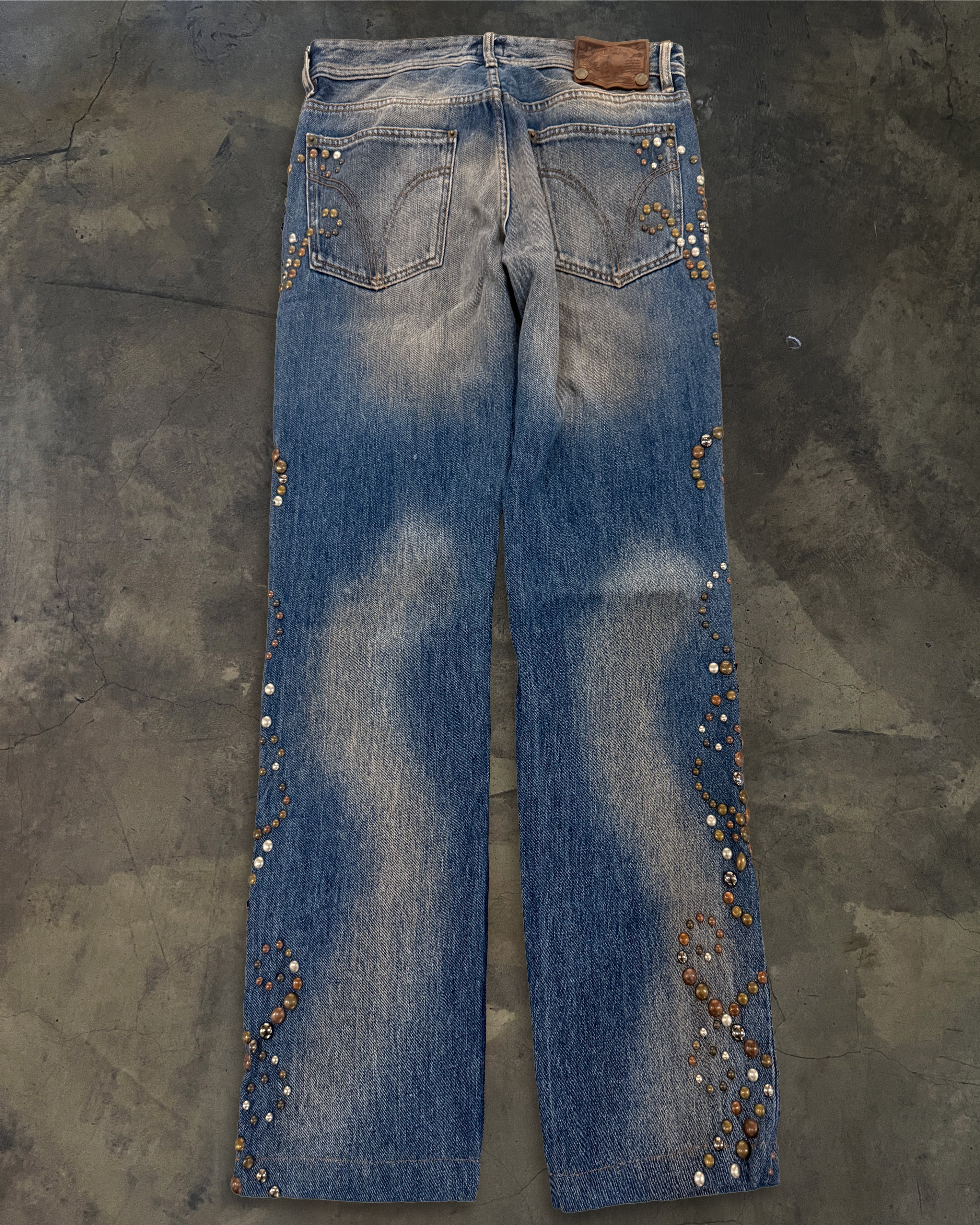 2000's DOLCE GABBANA STUDDED DENIM - Image 7