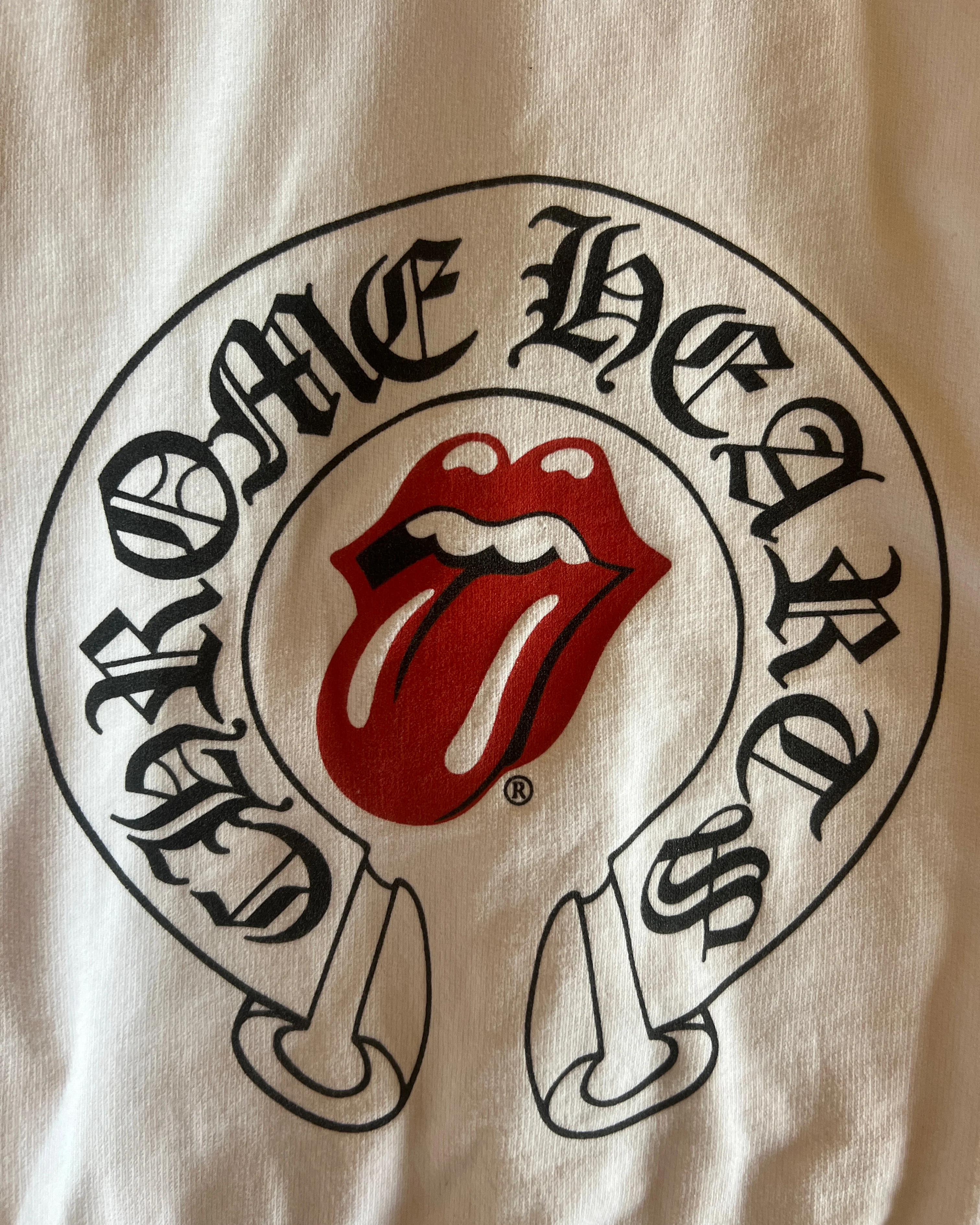 2002 VINTAGE CHROME HEARTS X THE ROLLING STONES ZIP UP HOODIE - Image 6