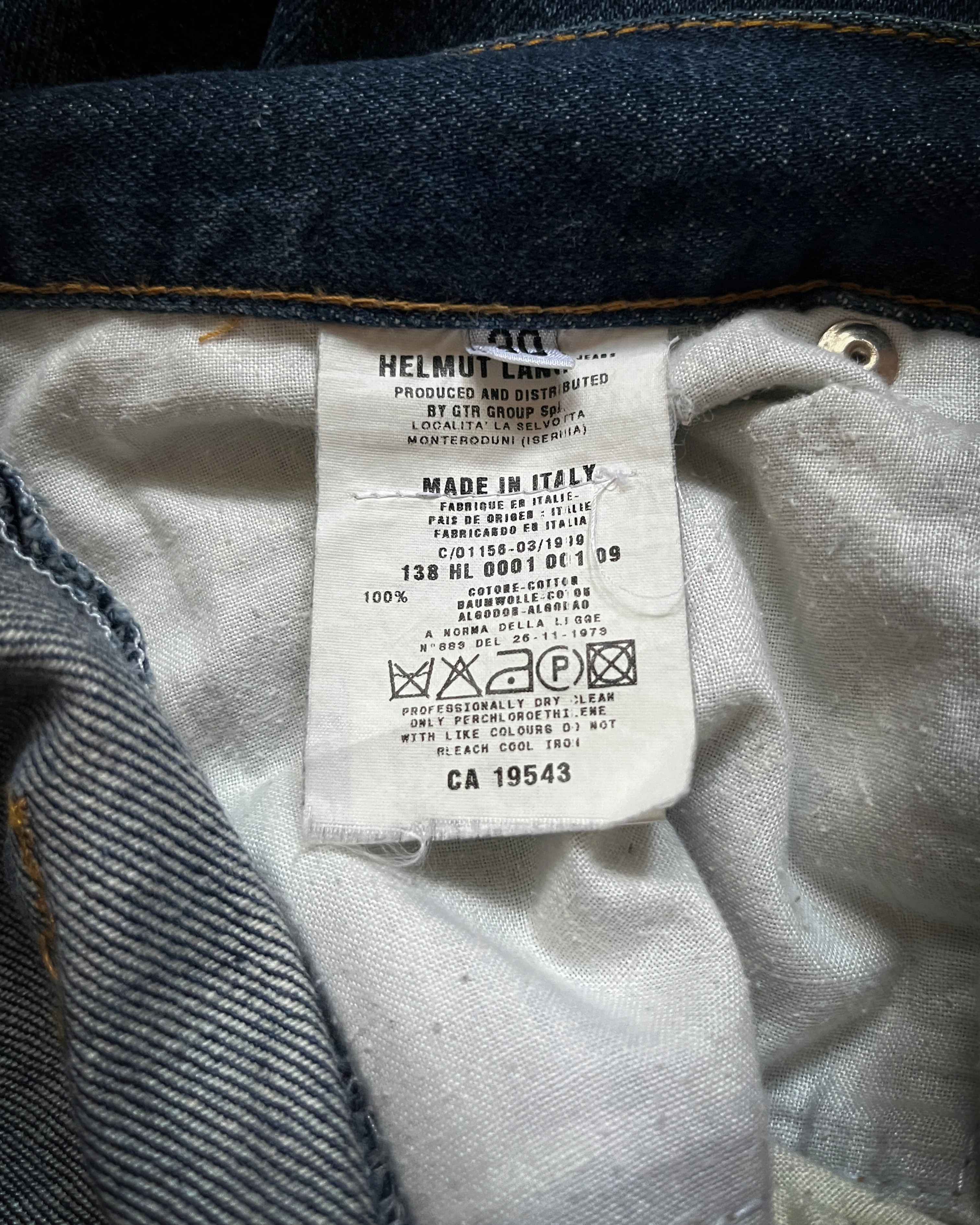 HELMUT LANG 1999 CLASSIC CUT DENIM - Image 7