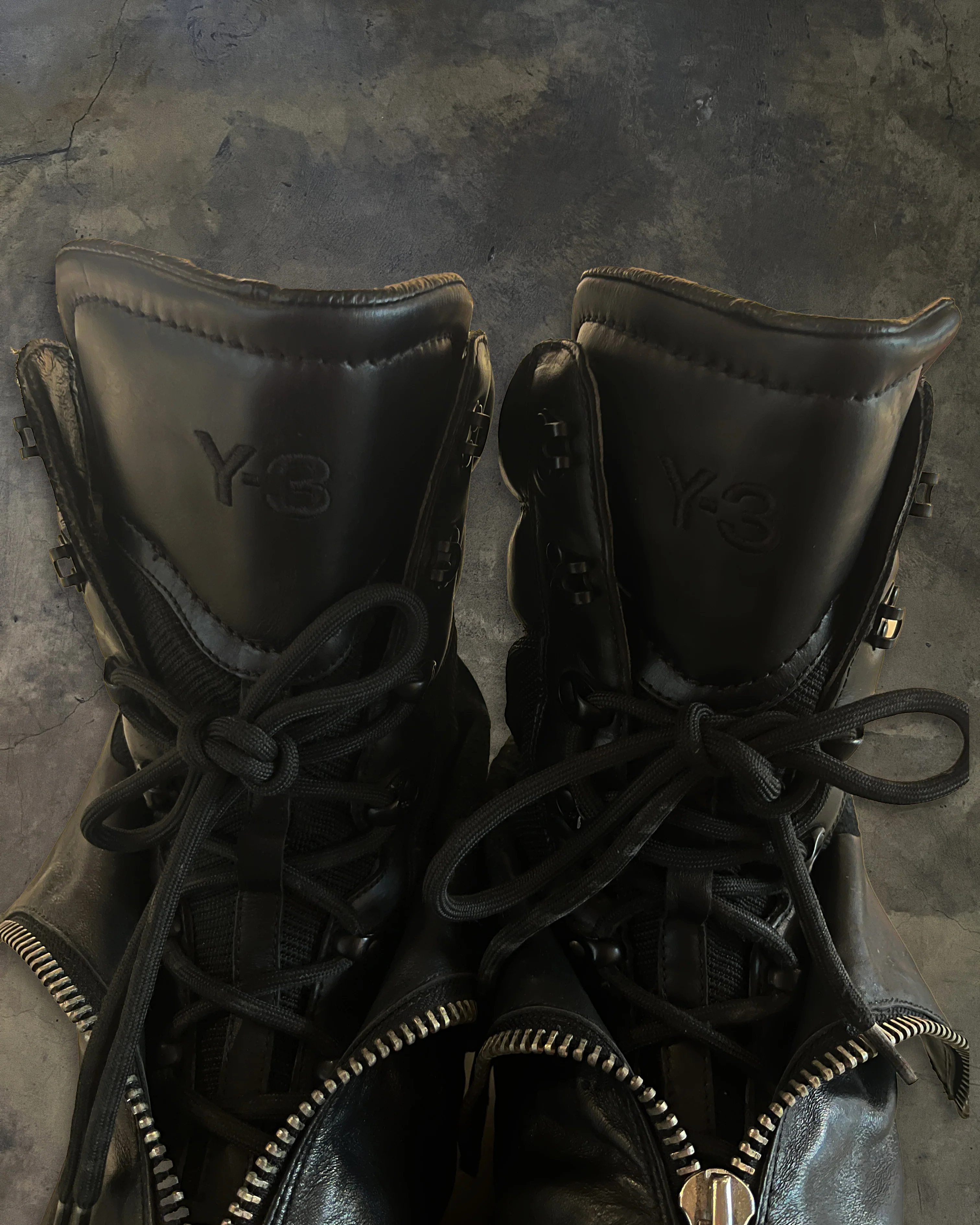 ADIDAS Y-3 YOHJI YAMAMOTO FW2008 FRONT ZIP BOOTS - Image 3