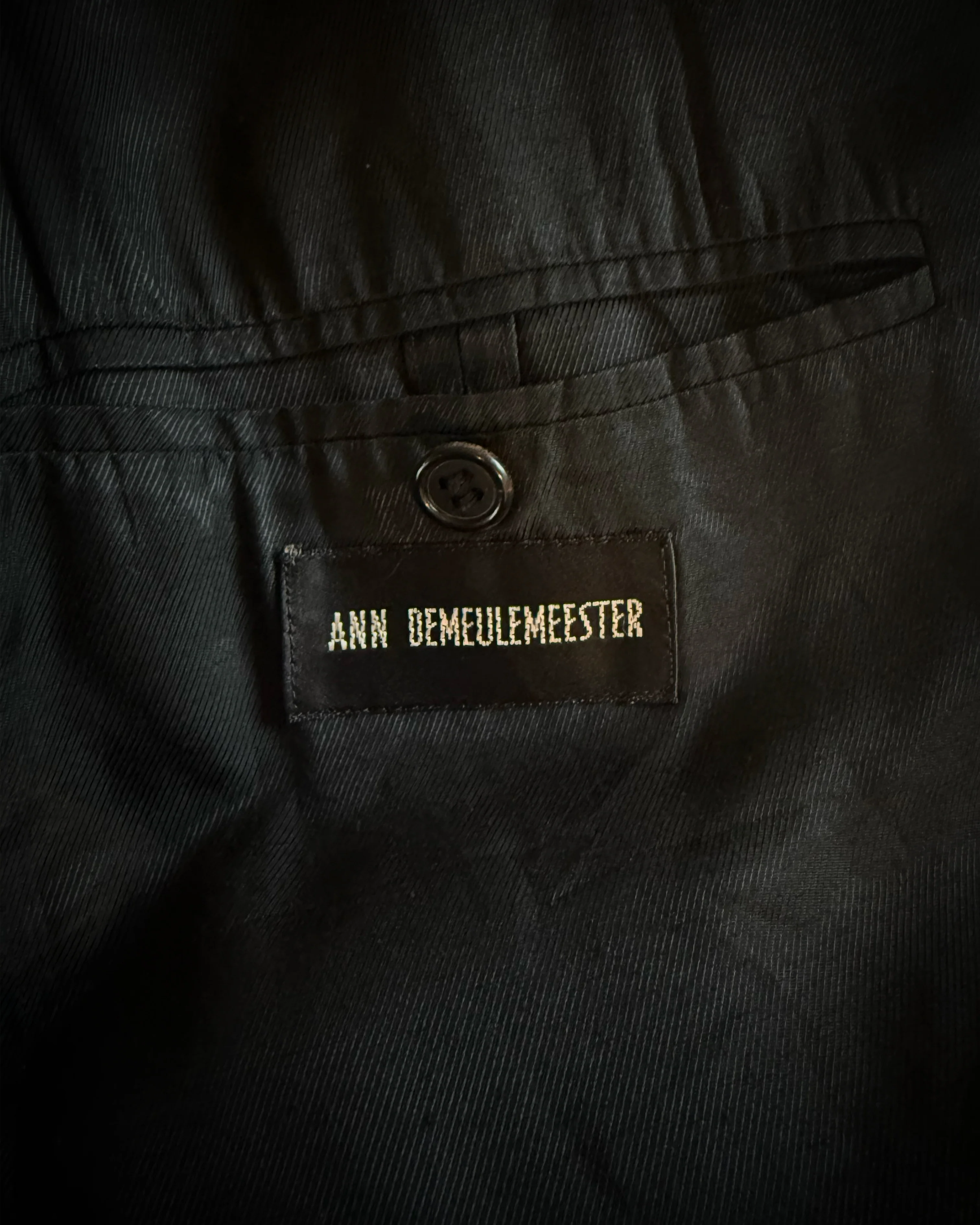 ANN DEMEULESMEESTER SS1998 RUNWAY LAPEL PAOCKET BLAZER - Image 3