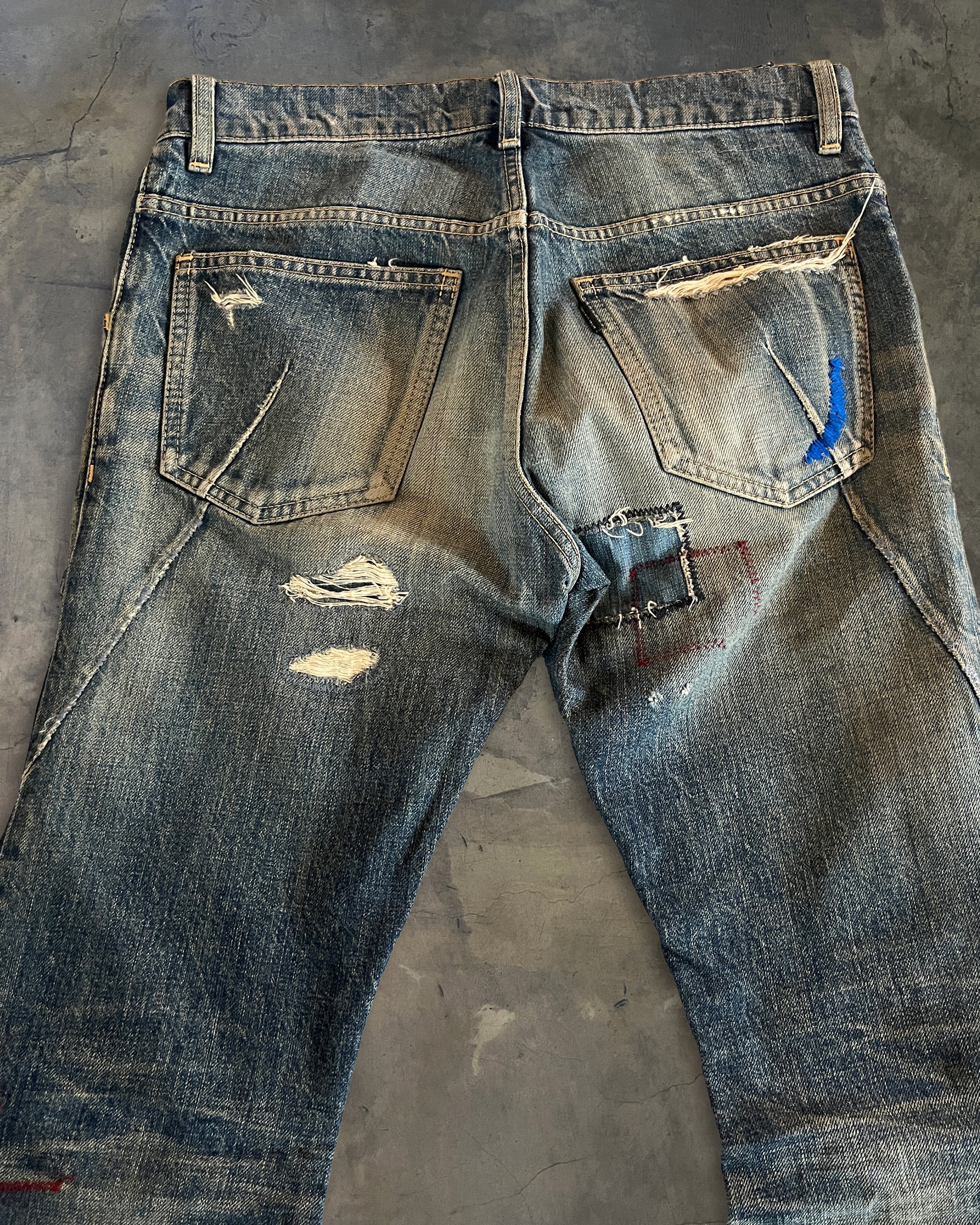 ATTACHMENT BY KAZUYUKI KUMAGAI J CUT DENIM - Image 6