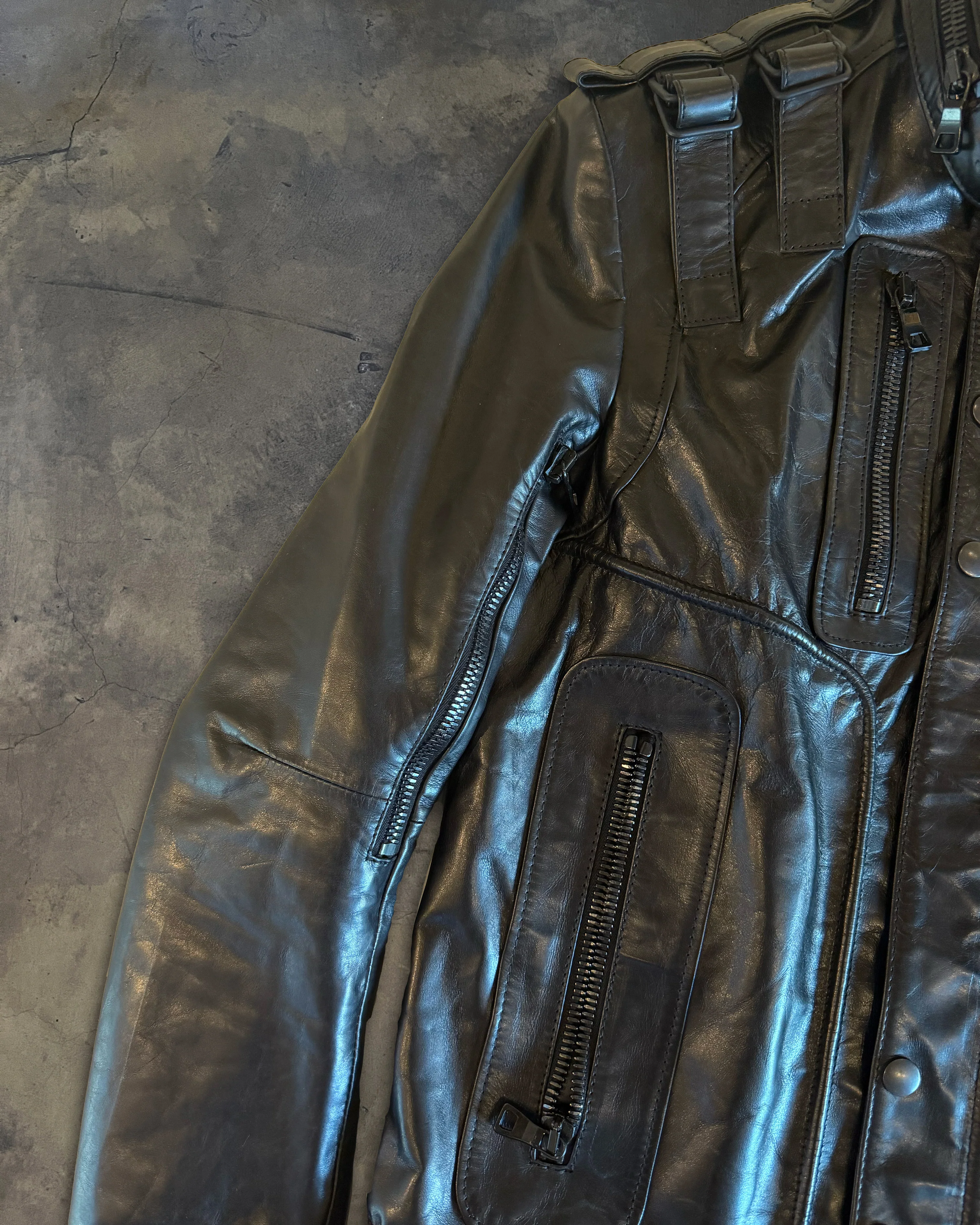 BALMAIN SS2011 LEATHER MOTARDO JACKET - Image 3