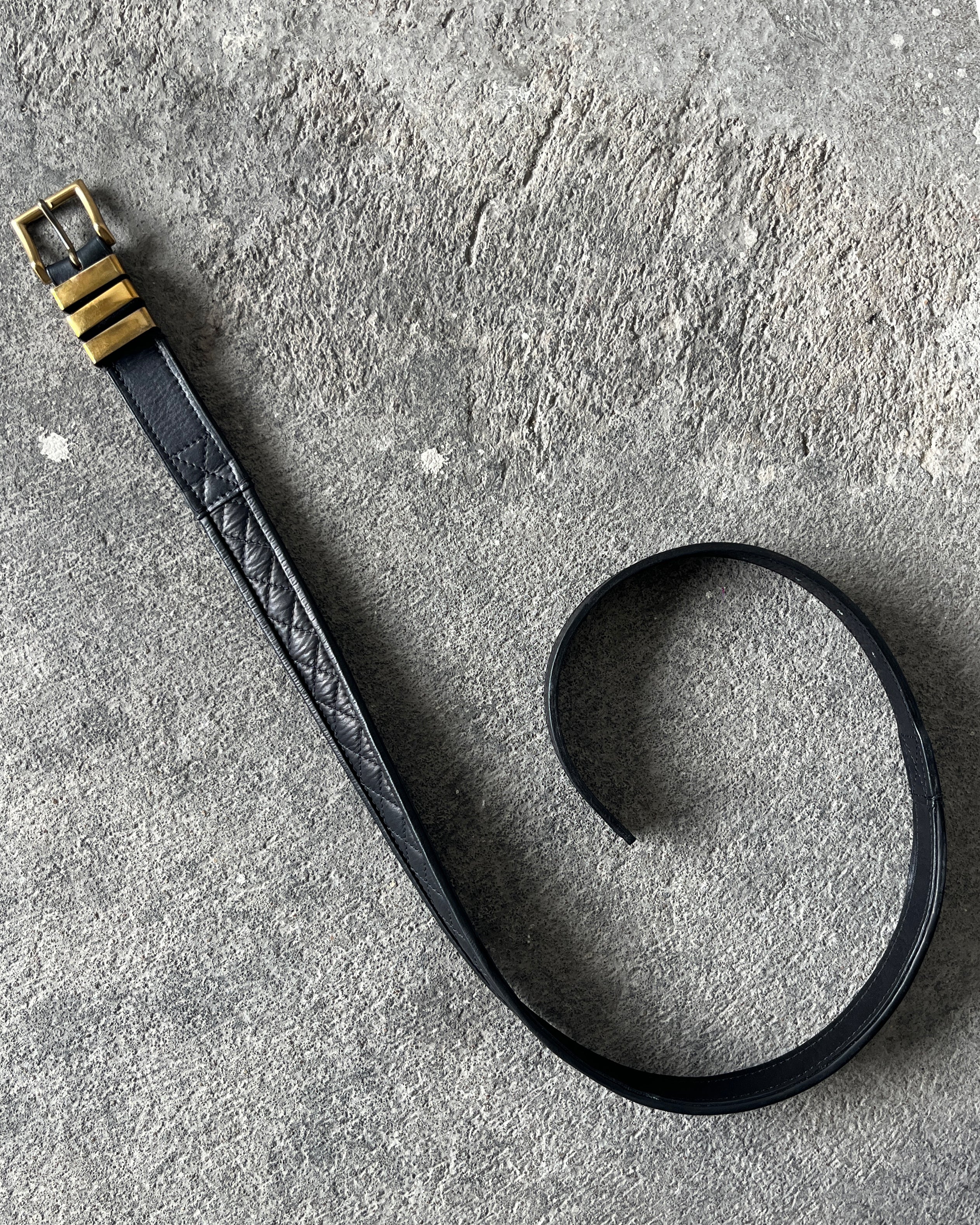 BALMAIN SS2013 3 PASSANTS DIAMOND STITCHED BELT - Image 9