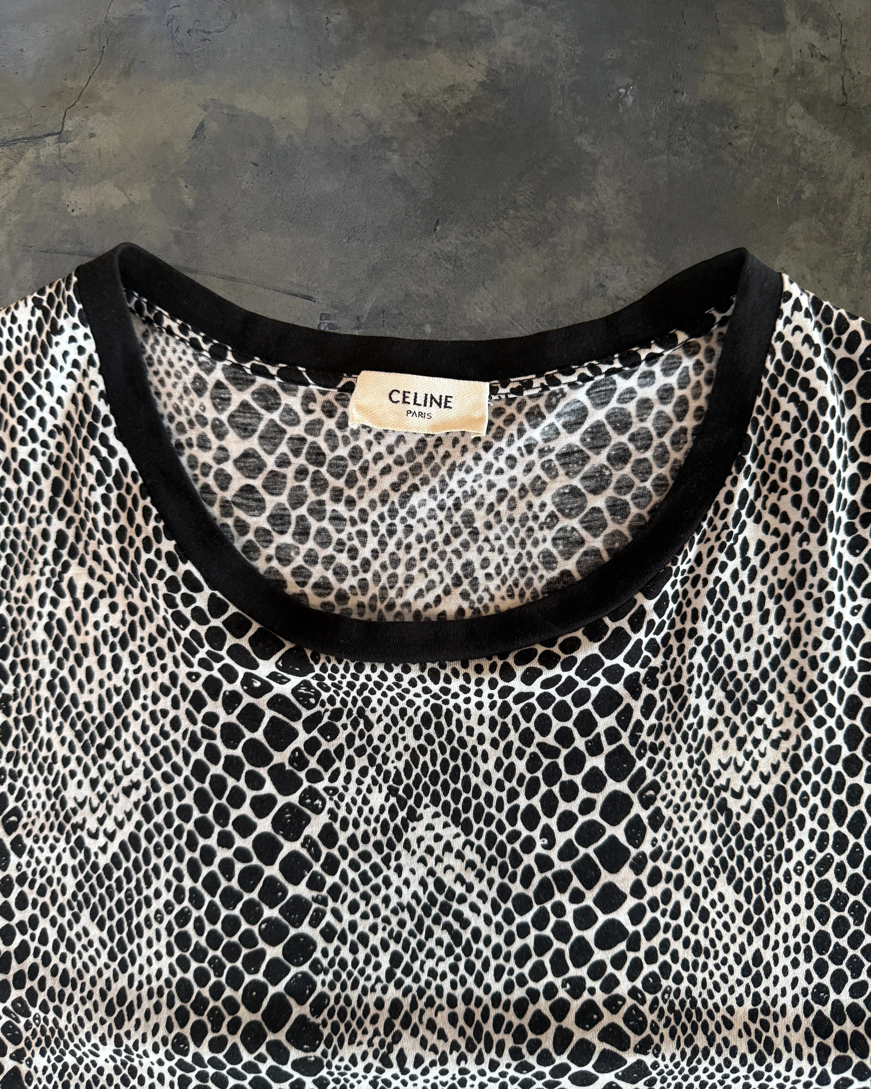 CELINE FW2019 PYTHON TEE - Image 2