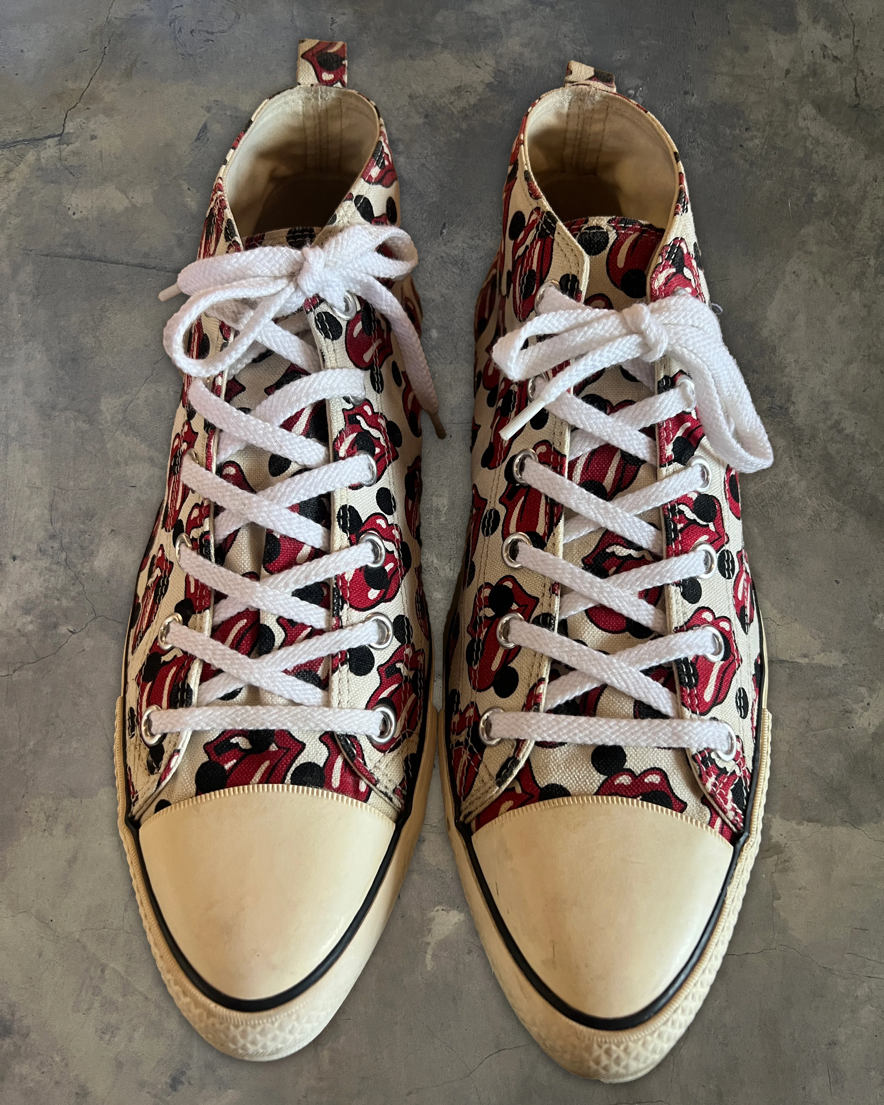 COMME DES GARCONS HOMME PLUS X THE ROLLING STONES CONVERSE - Image 2
