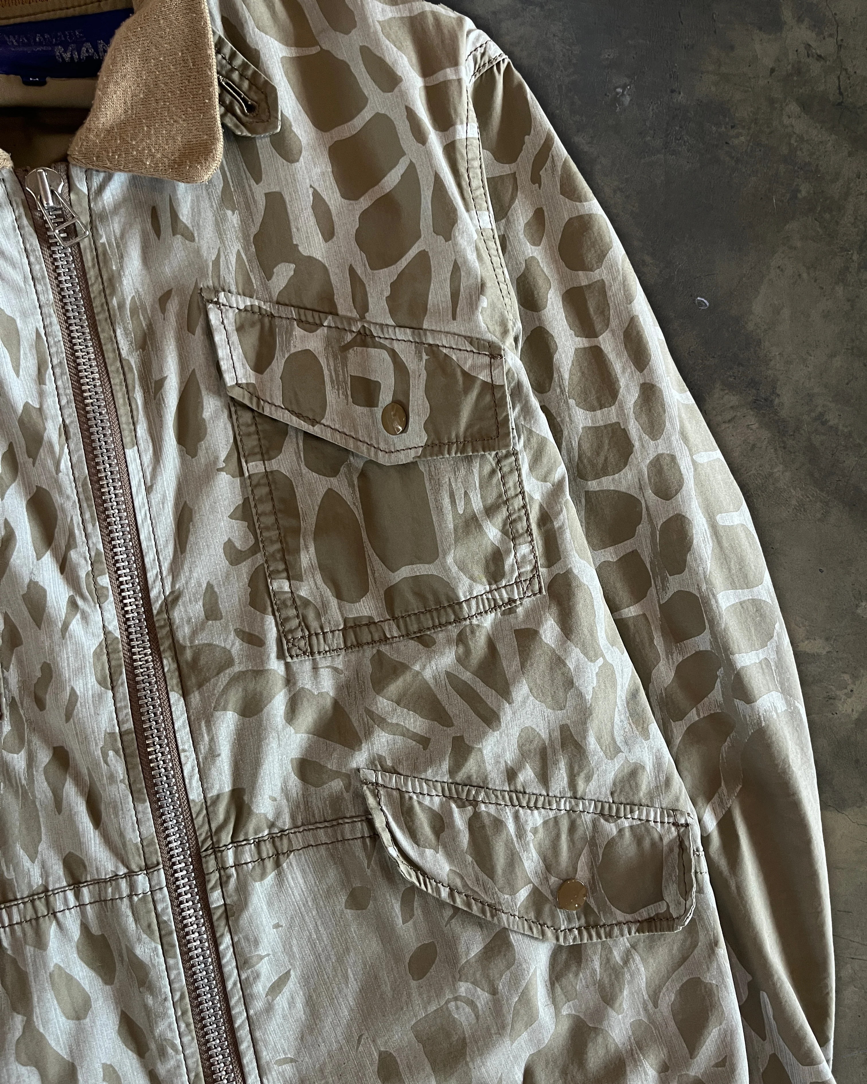 COMME DES GARCONS X JUNYA WATANABE AD2003 BARBED FENCE PRINT JACKET - Image 6