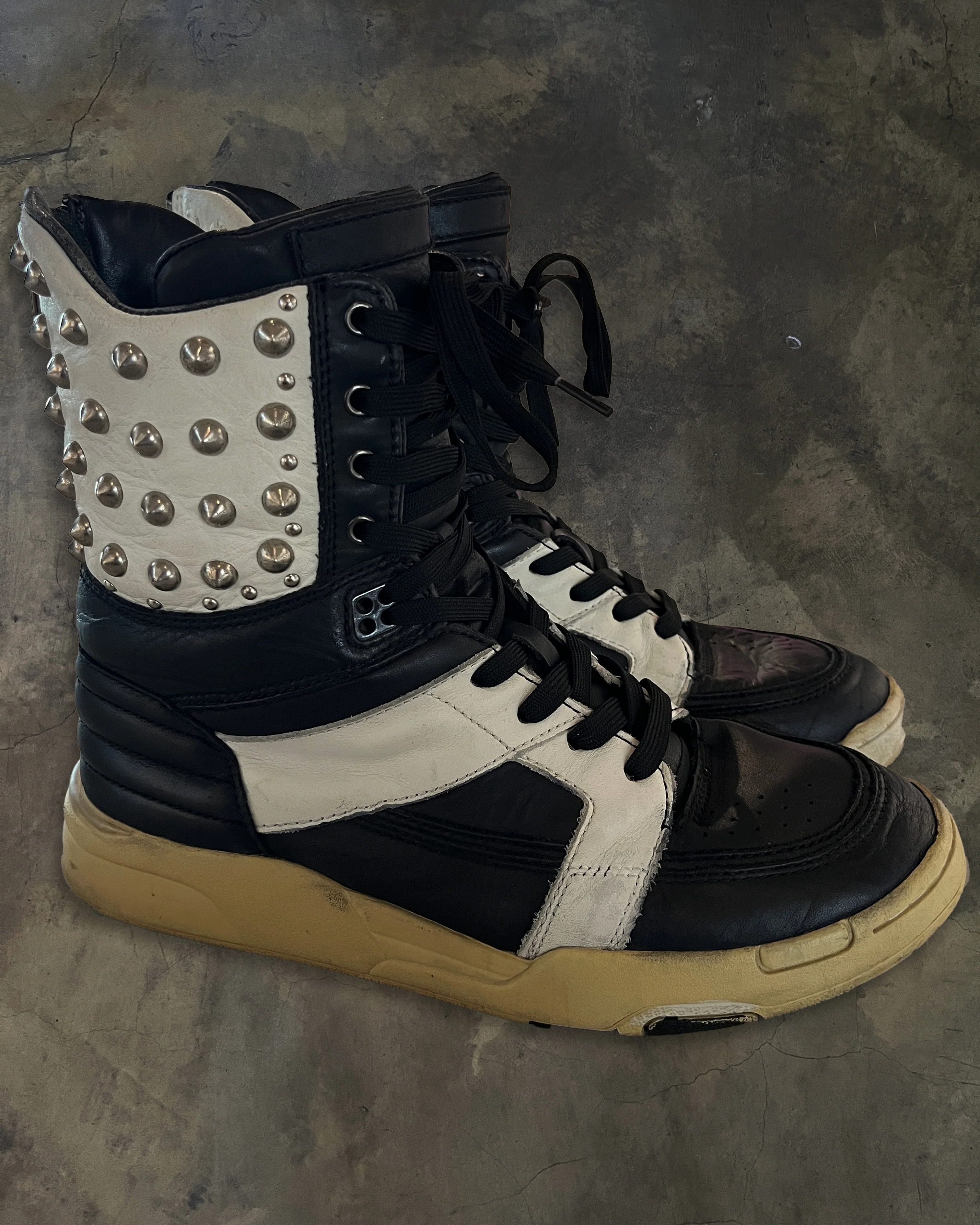 DIET BUTCHER STUDDED MEGA HIGH TOPS - Image 3