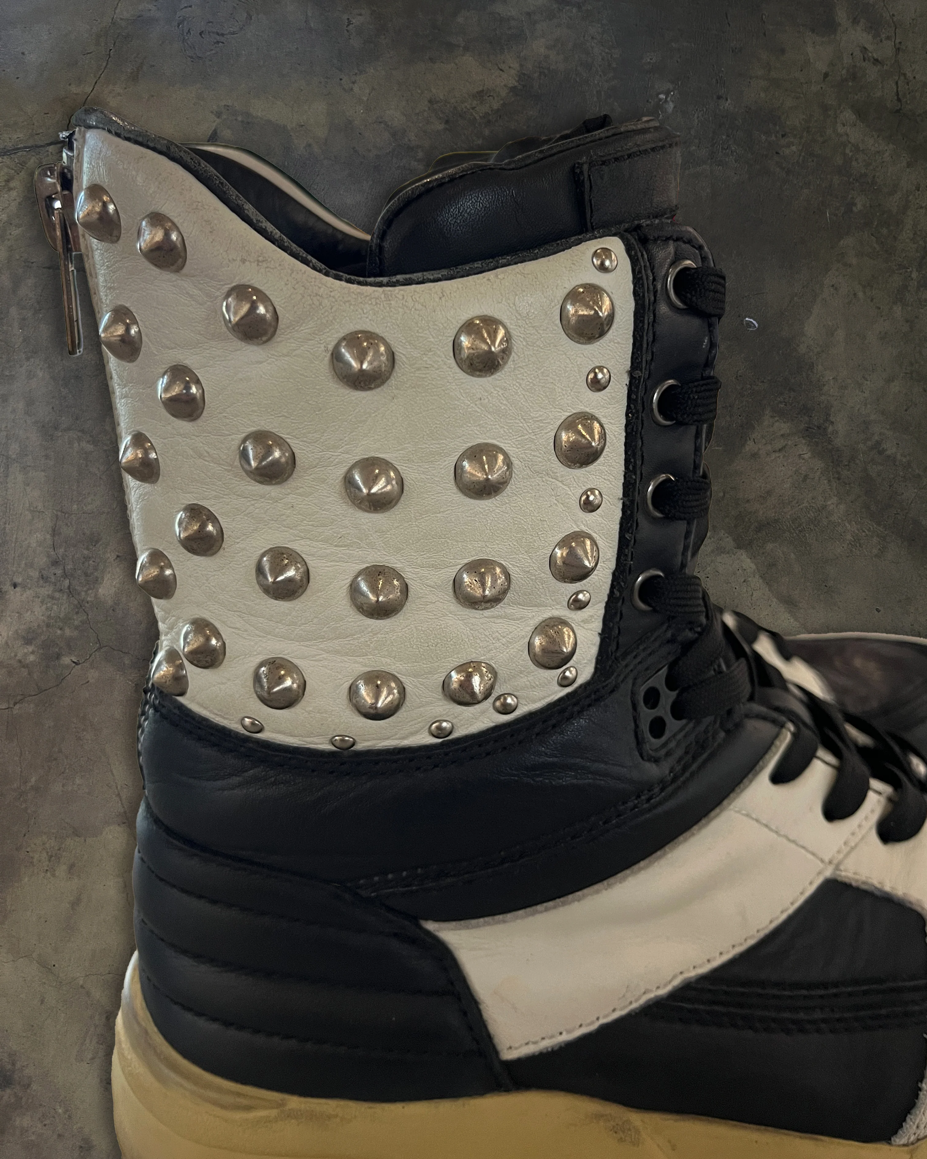 DIET BUTCHER STUDDED MEGA HIGH TOPS - Image 6