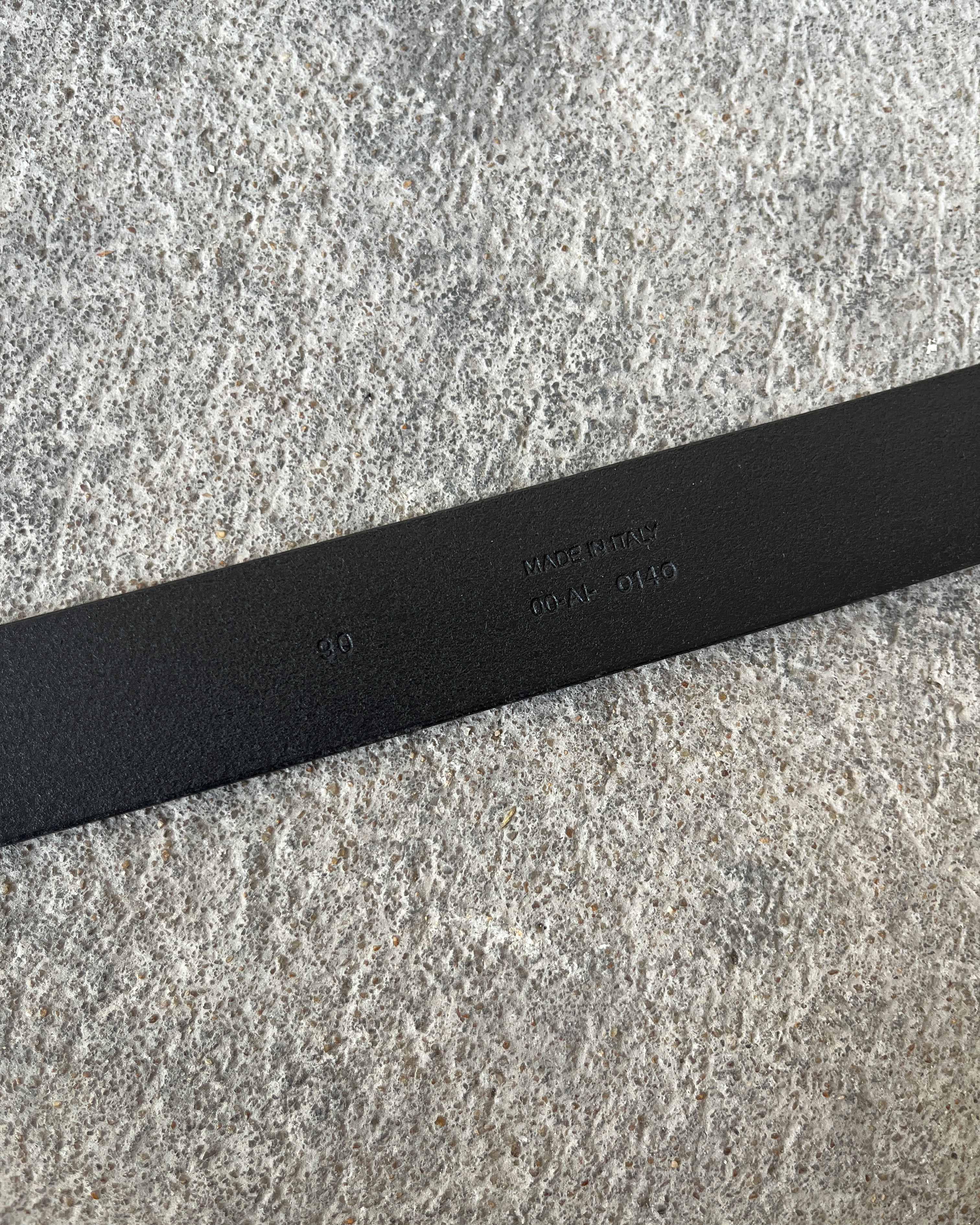 DIOR HOMME AW2002 "REFLEXION" DOUBLE BUCKLE LEATHER BELT - Image 4
