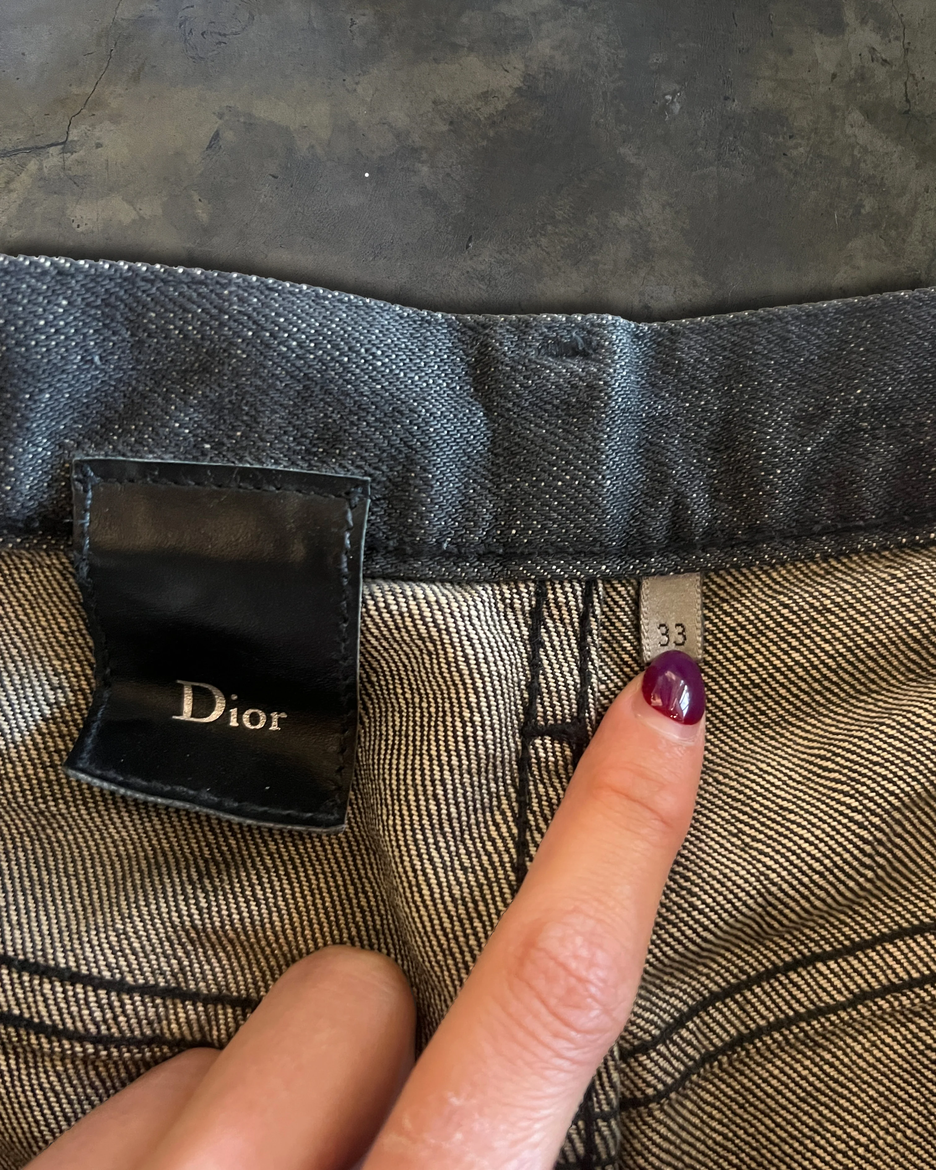 DIOR HOMME AW2003 CLAWMARK DENIM - Image 6