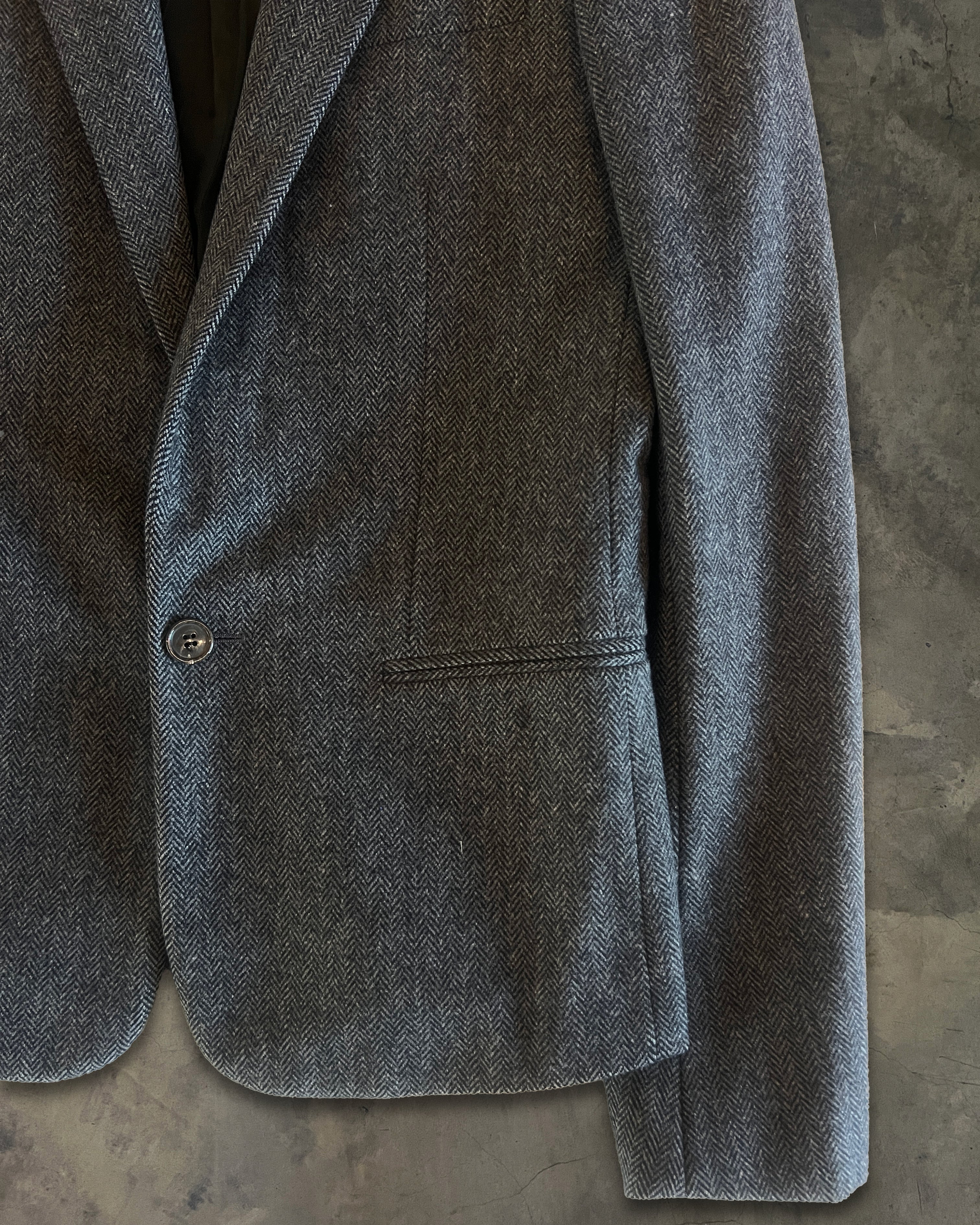 DIOR HOMME AW2004 'VICTIM OF THE CRIME' WOOL BLAZER - Image 3