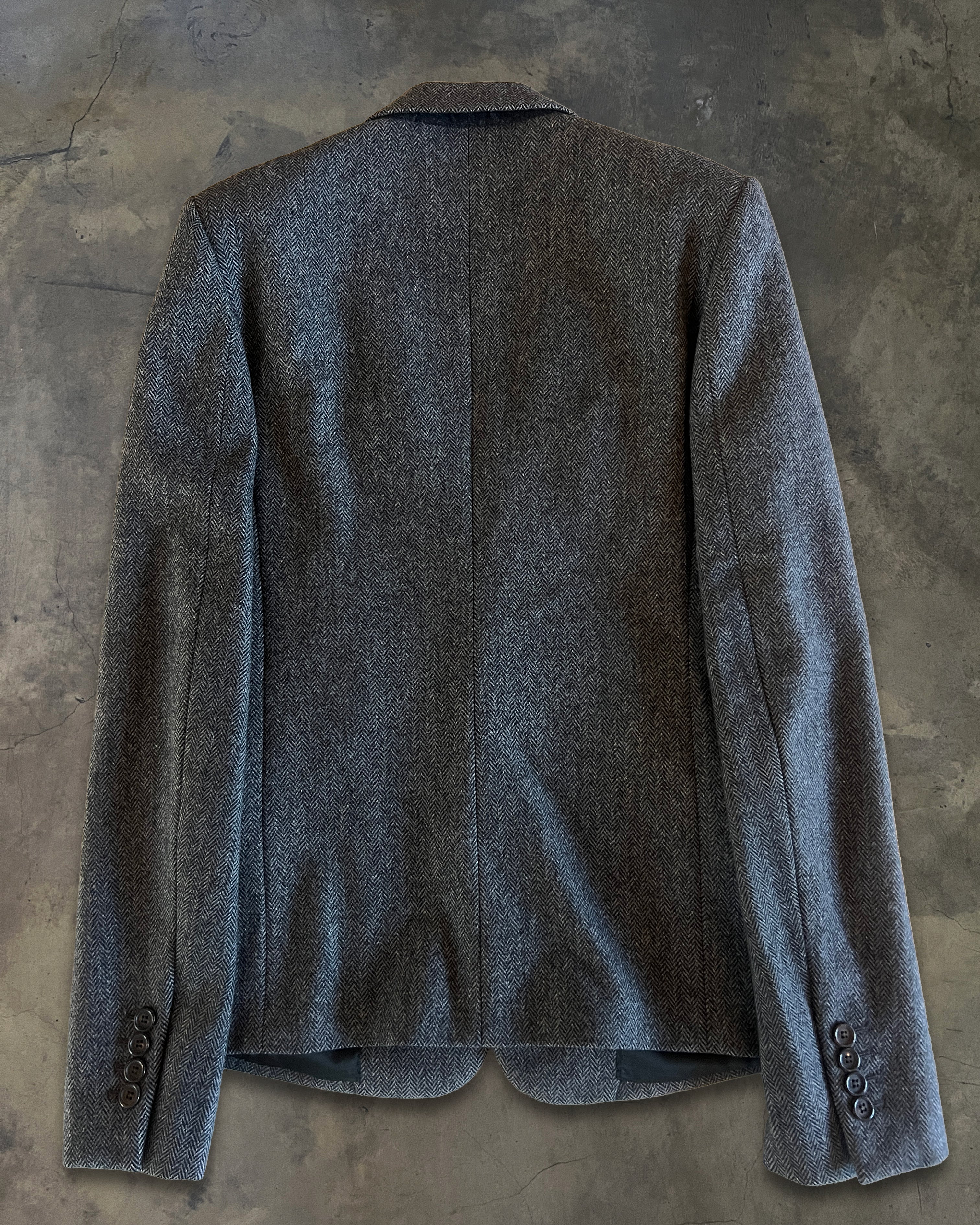 DIOR HOMME AW2004 'VICTIM OF THE CRIME' WOOL BLAZER - Image 4