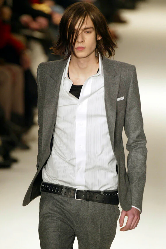 DIOR HOMME AW2004 'VICTIM OF THE CRIME' WOOL BLAZER - Image 9