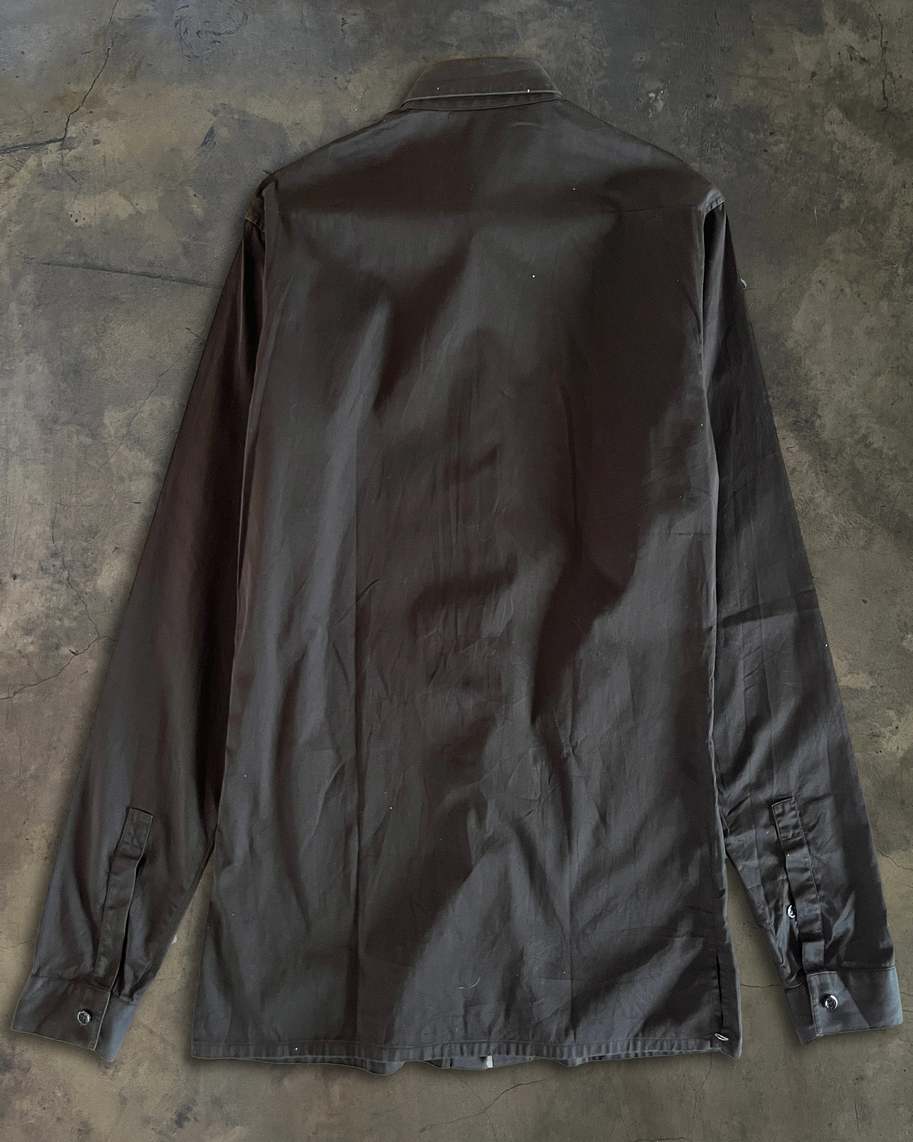 DIOR HOMME AW2005 "VICTIM OF THE CRIME" BEE EMBROIDERED DRESS SHIRT - Image 3