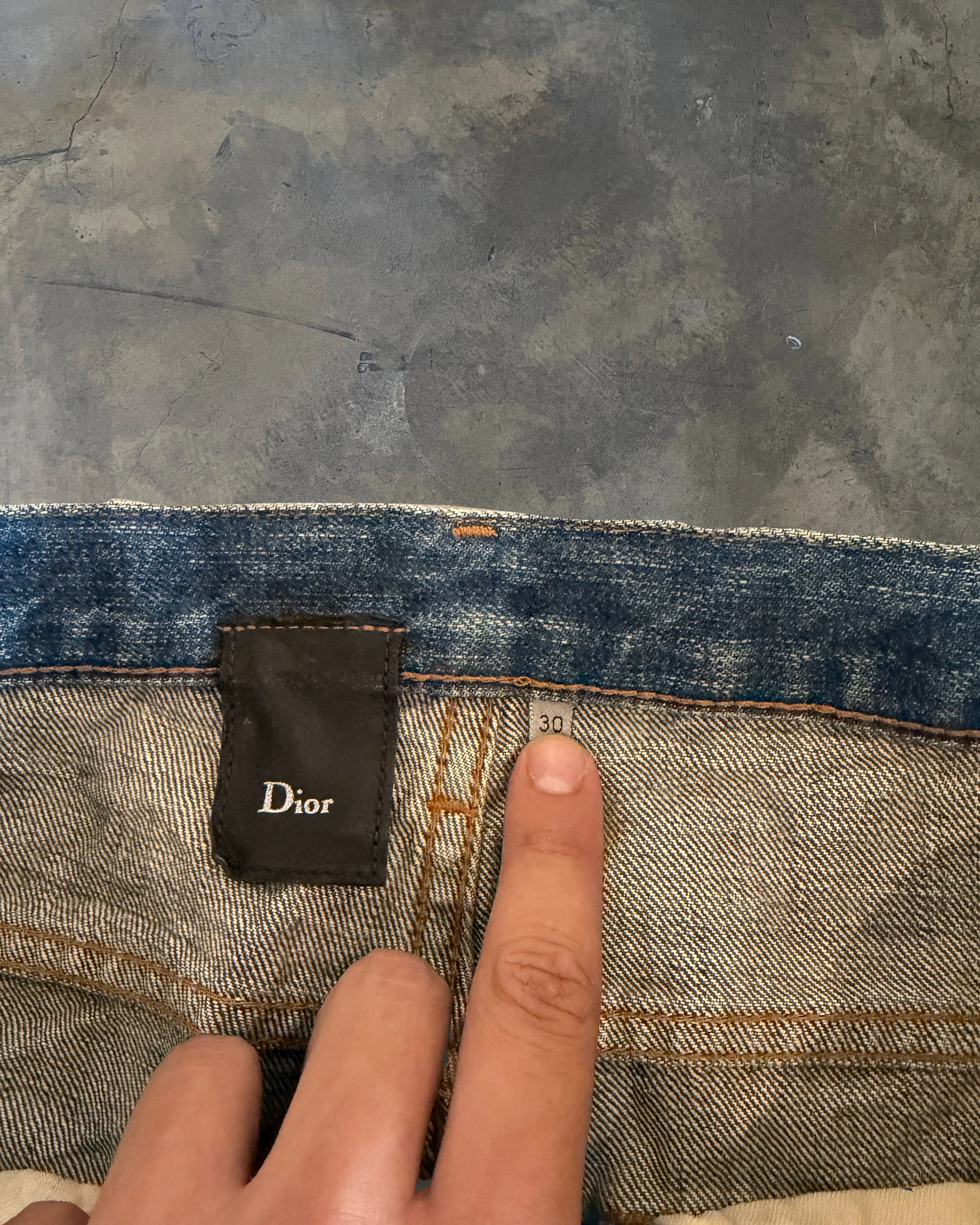 DIOR HOMME AW2006 "THESE GREY DAYS" LUSTER WAXED DENIM - Image 6