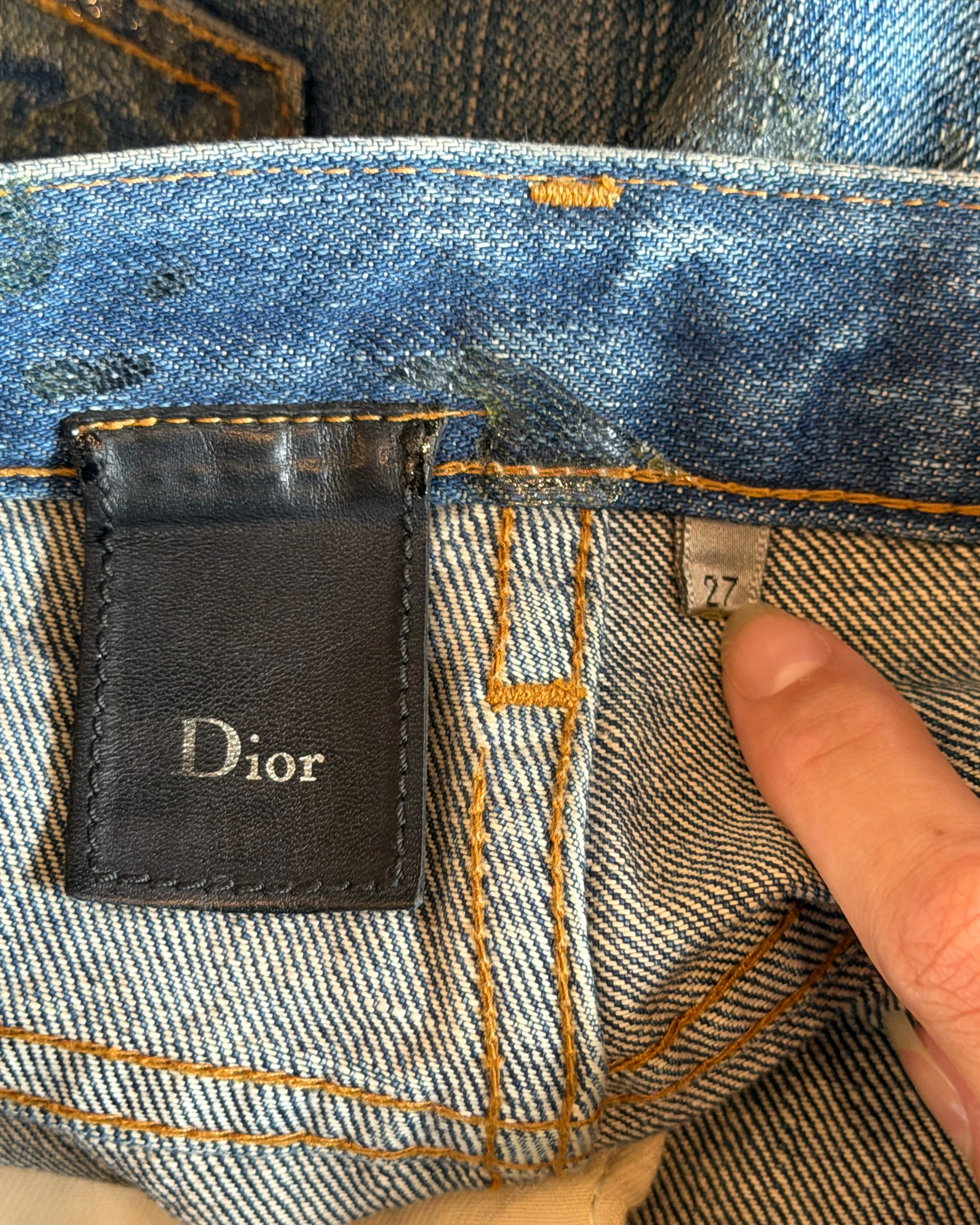 DIOR HOMME AW2006 "THESE GREY DAYS" LUSTER WAXED DENIM - Image 6
