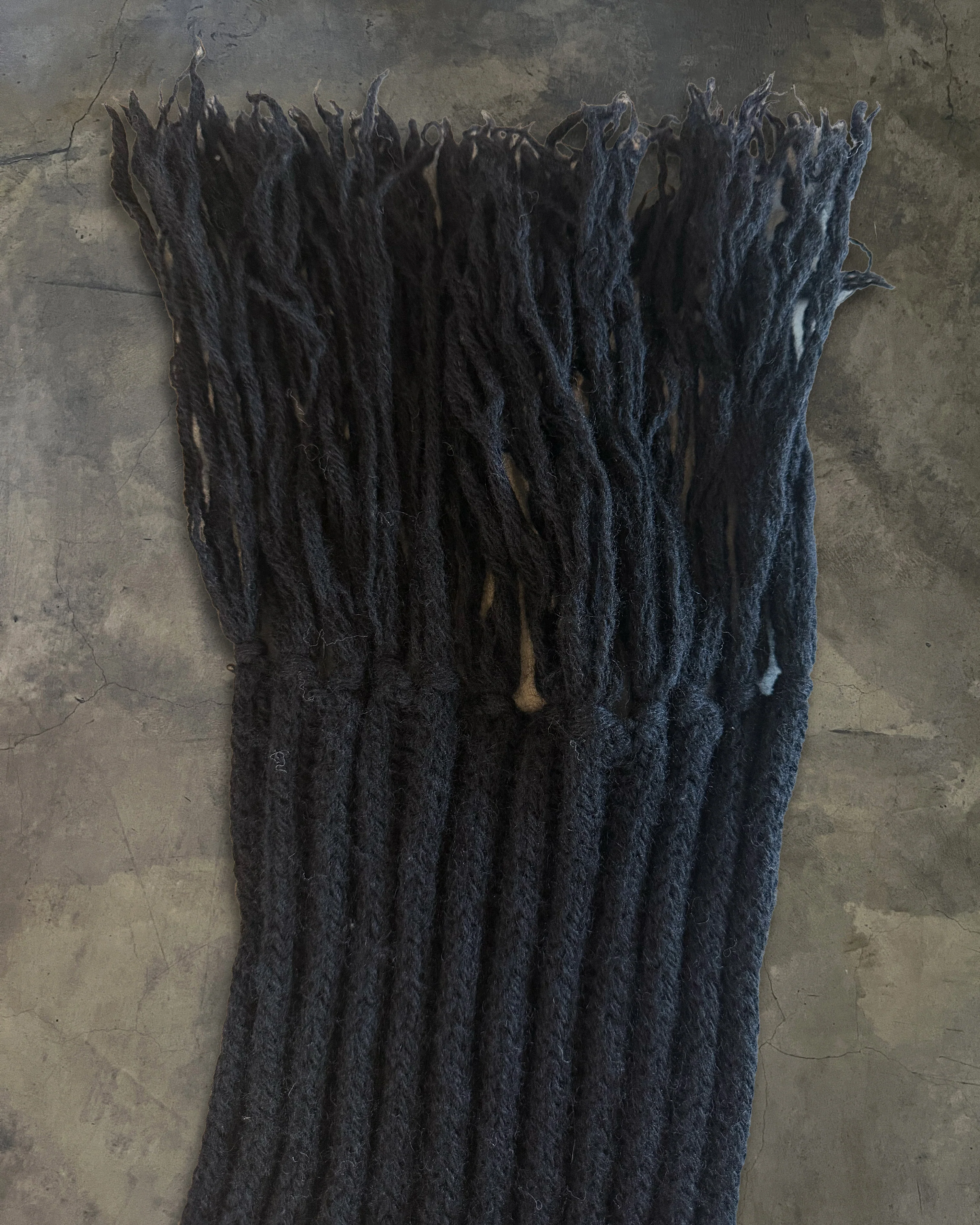 DIOR HOMME AW2006 'THESE GREY DAYS' WOOL SCARF - Image 3