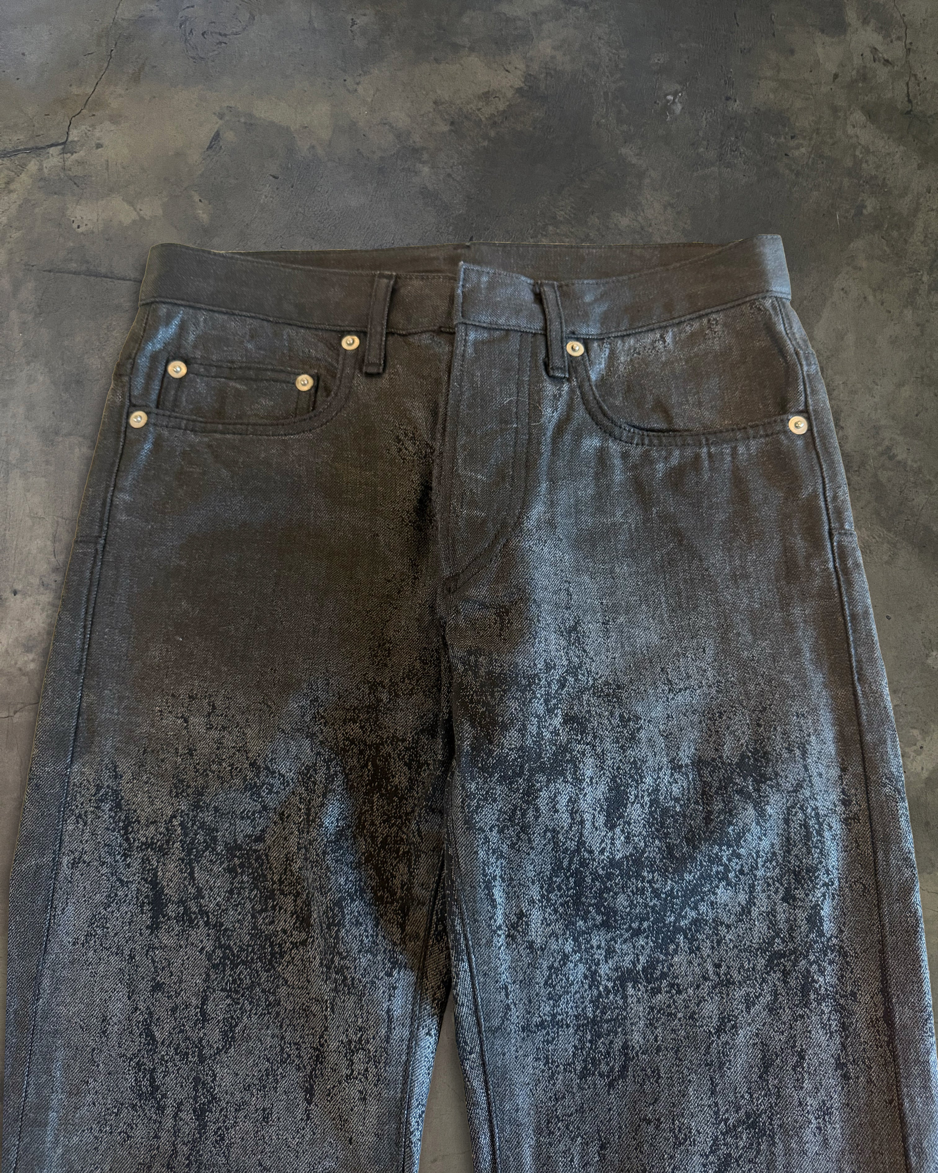DIOR HOMME AW2007 "NAVIGATE" WAX COATED DENIM - Image 2