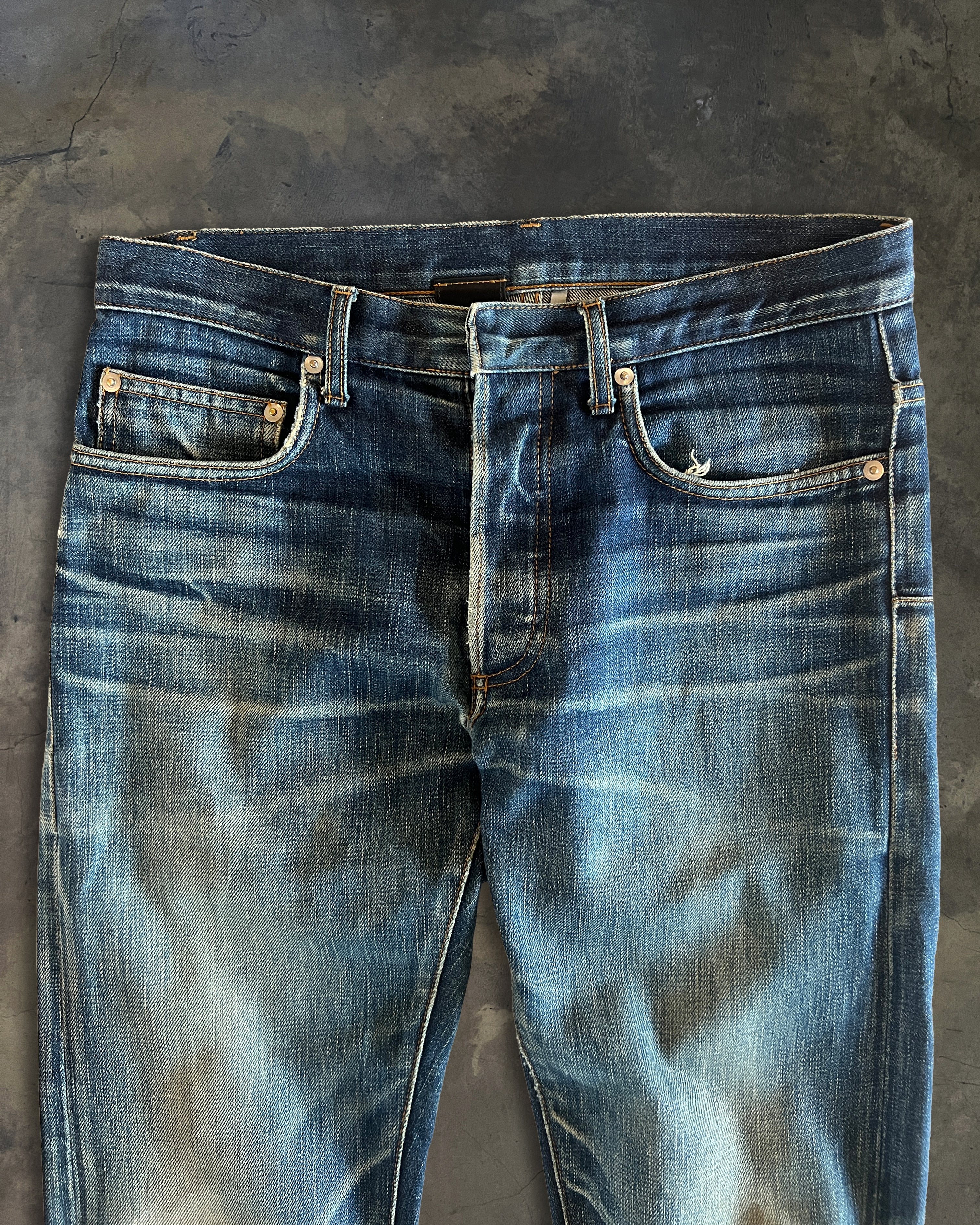 DIOR HOMME AW2008 ' LUMIERE DU NORD ' WASHED DENIM - Image 2