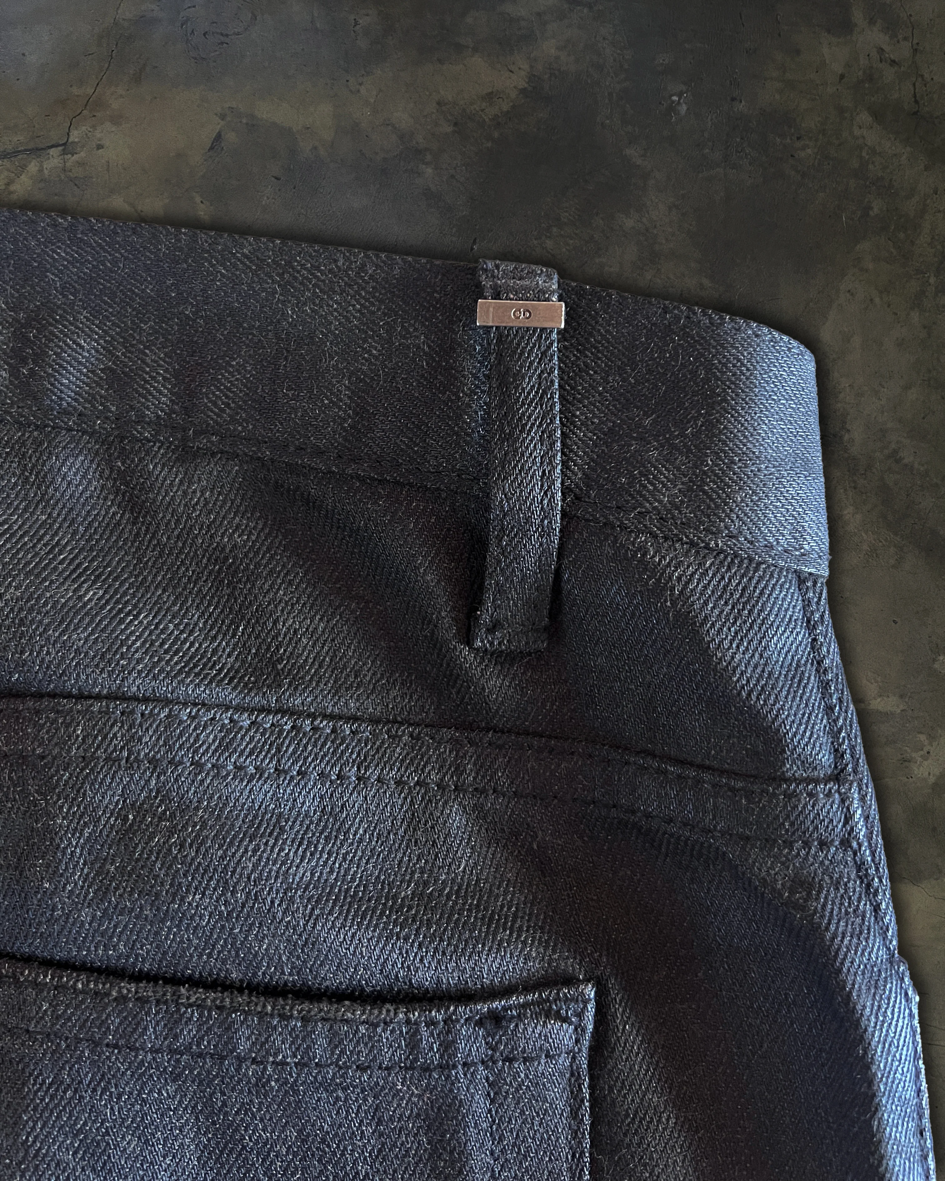 DIOR HOMME AW2008 NIGHTFALL WAXED DENIM - Image 6