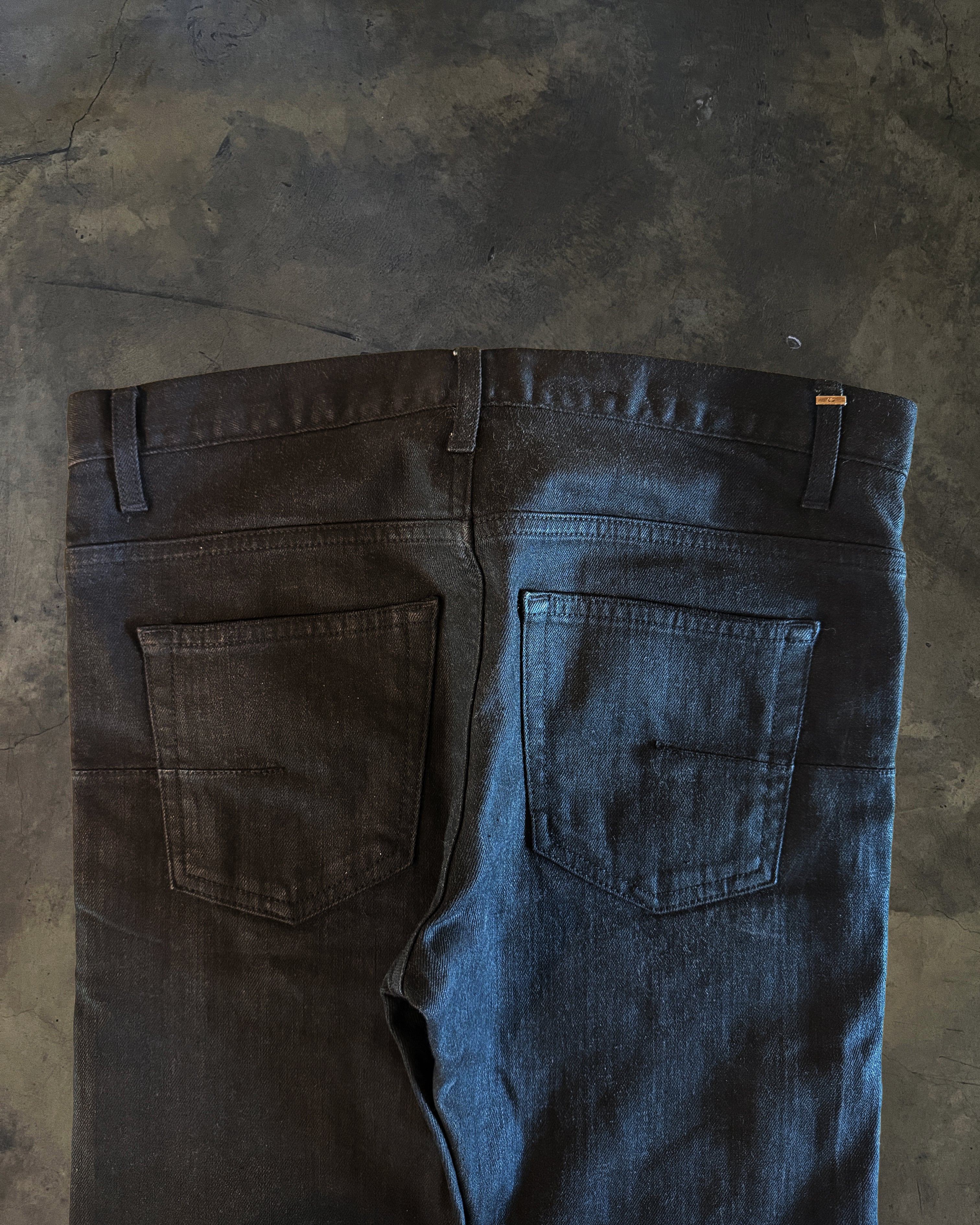 DIOR HOMME AW2008 WAXED NIGHTFALL DENIM - Image 3
