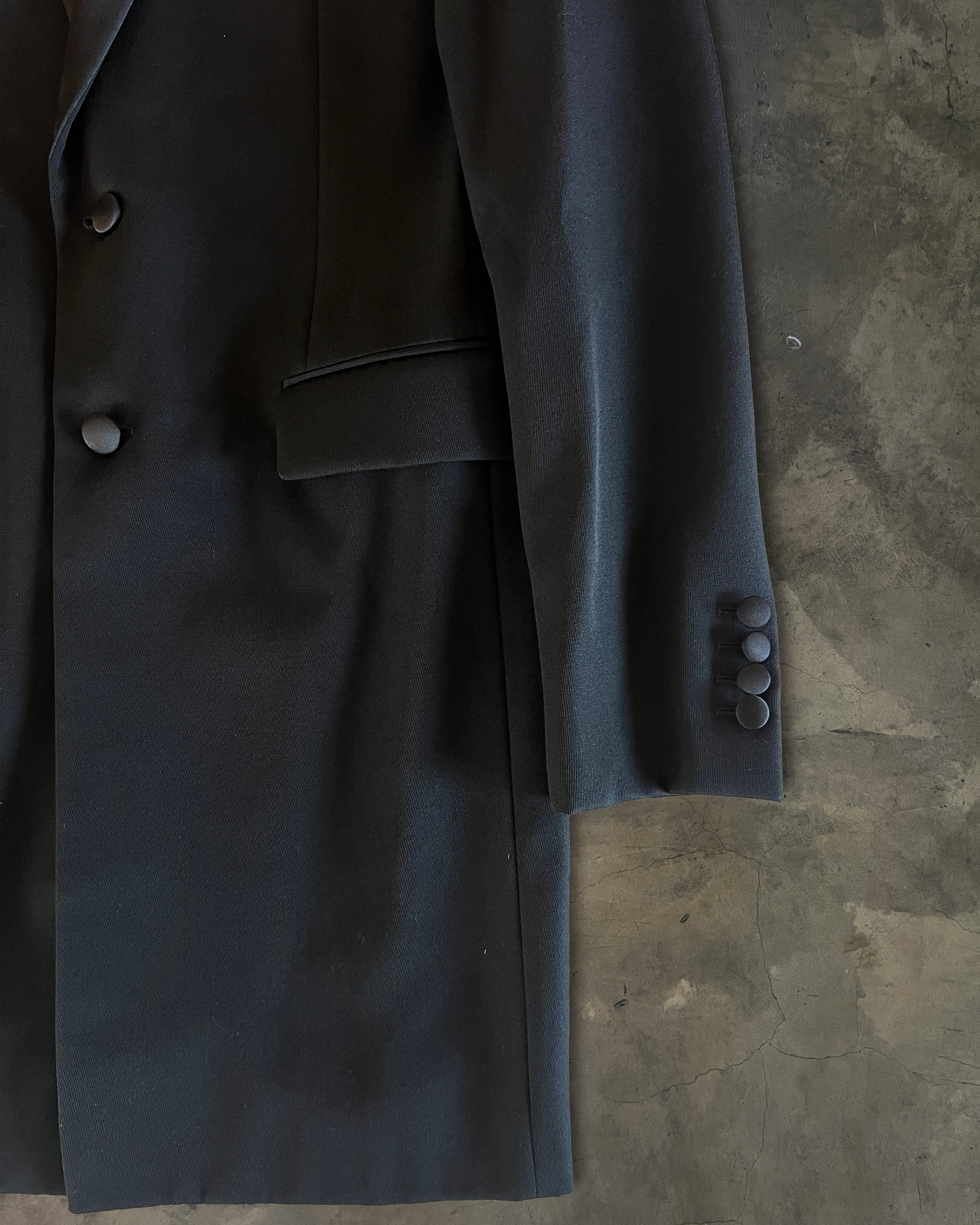 DIOR HOMME RUNWAY AW2005 SWORD COLLAR TOP COAT - Image 3