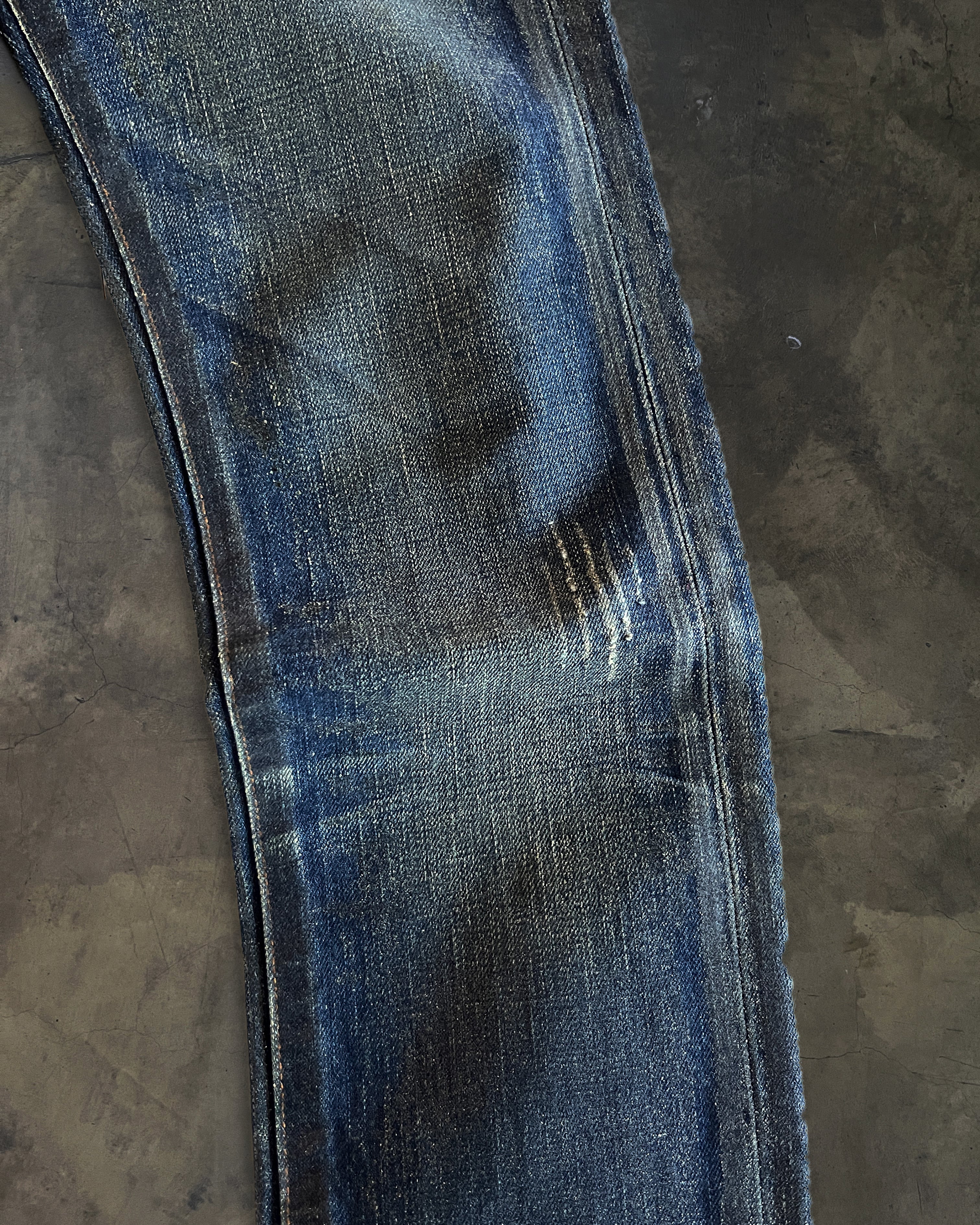 DIOR HOMME SS2007 LUSTER WAXED DENIM - Image 3
