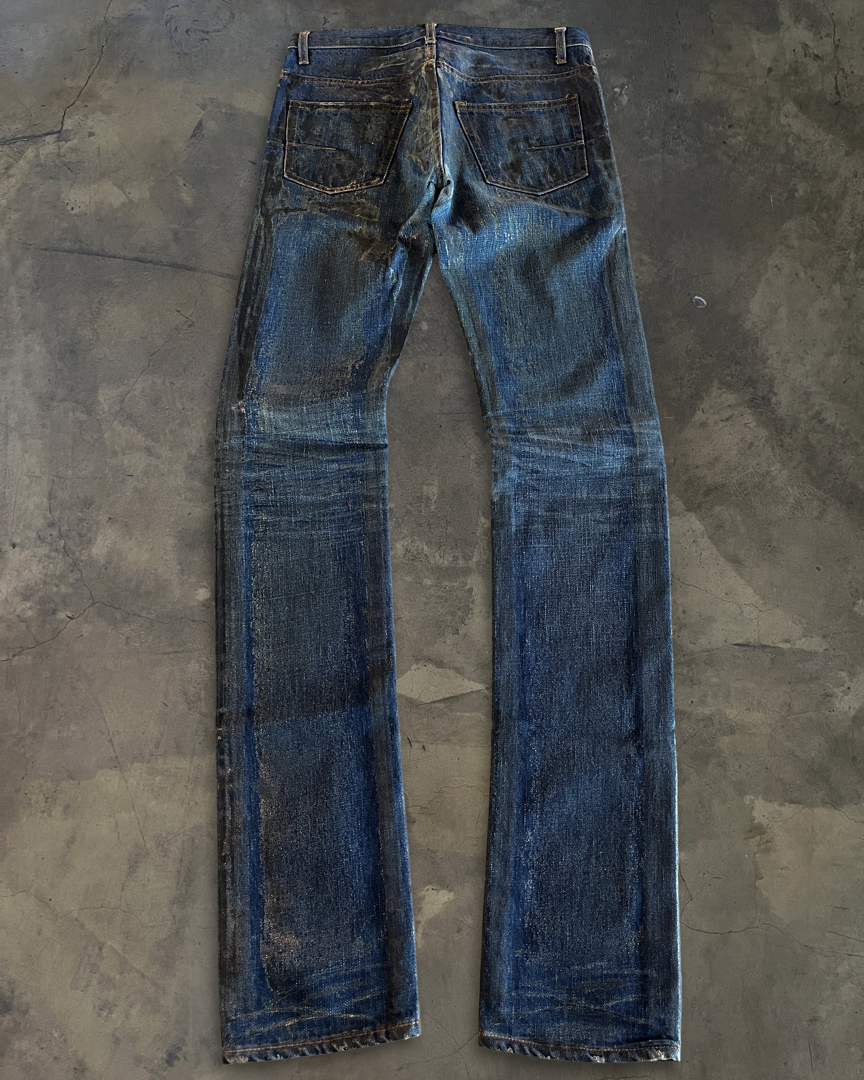 DIOR HOMME SS2007 LUSTER WAXED DENIM - Image 5