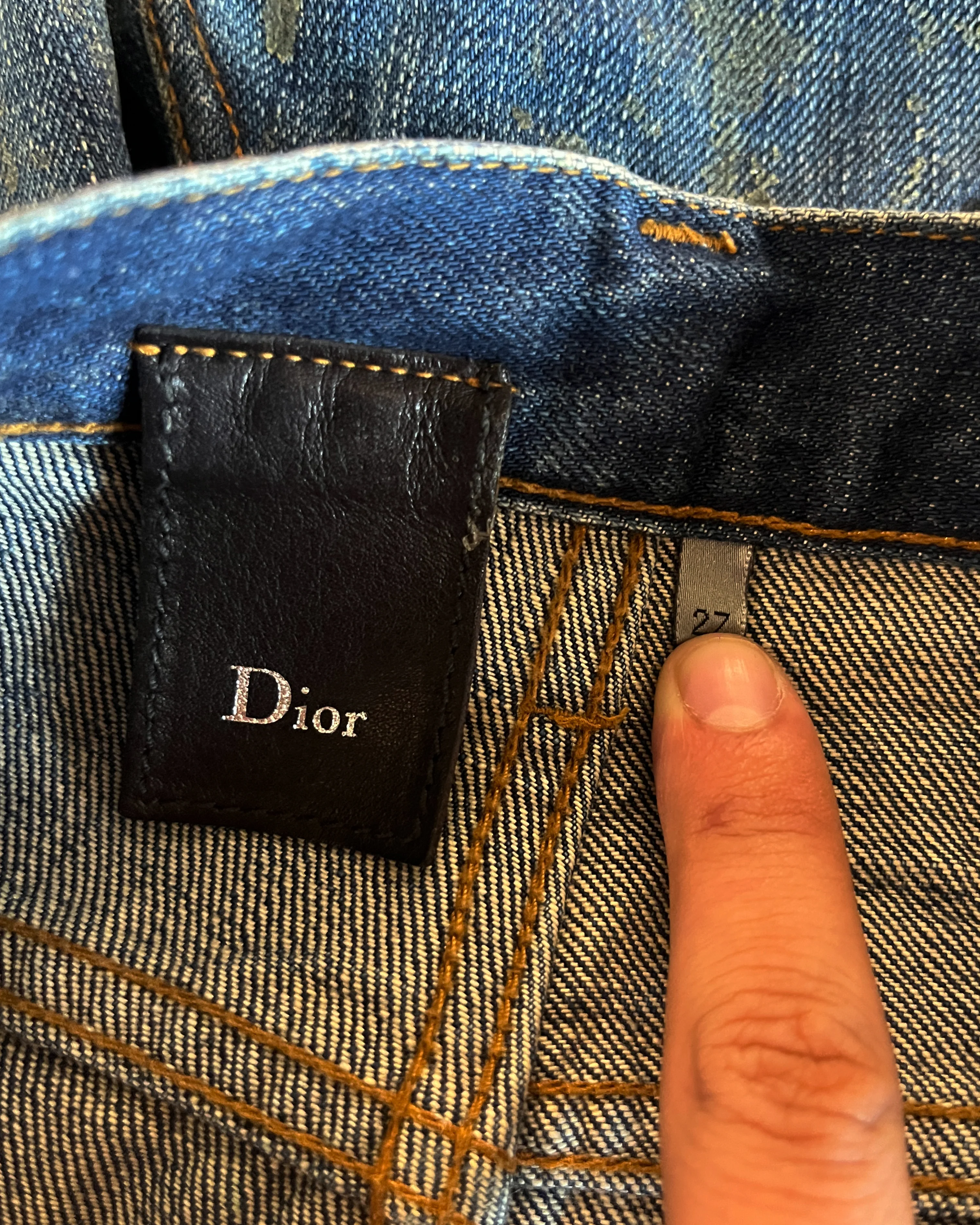 DIOR HOMME SS2007 LUSTER WAXED DENIM - Image 7