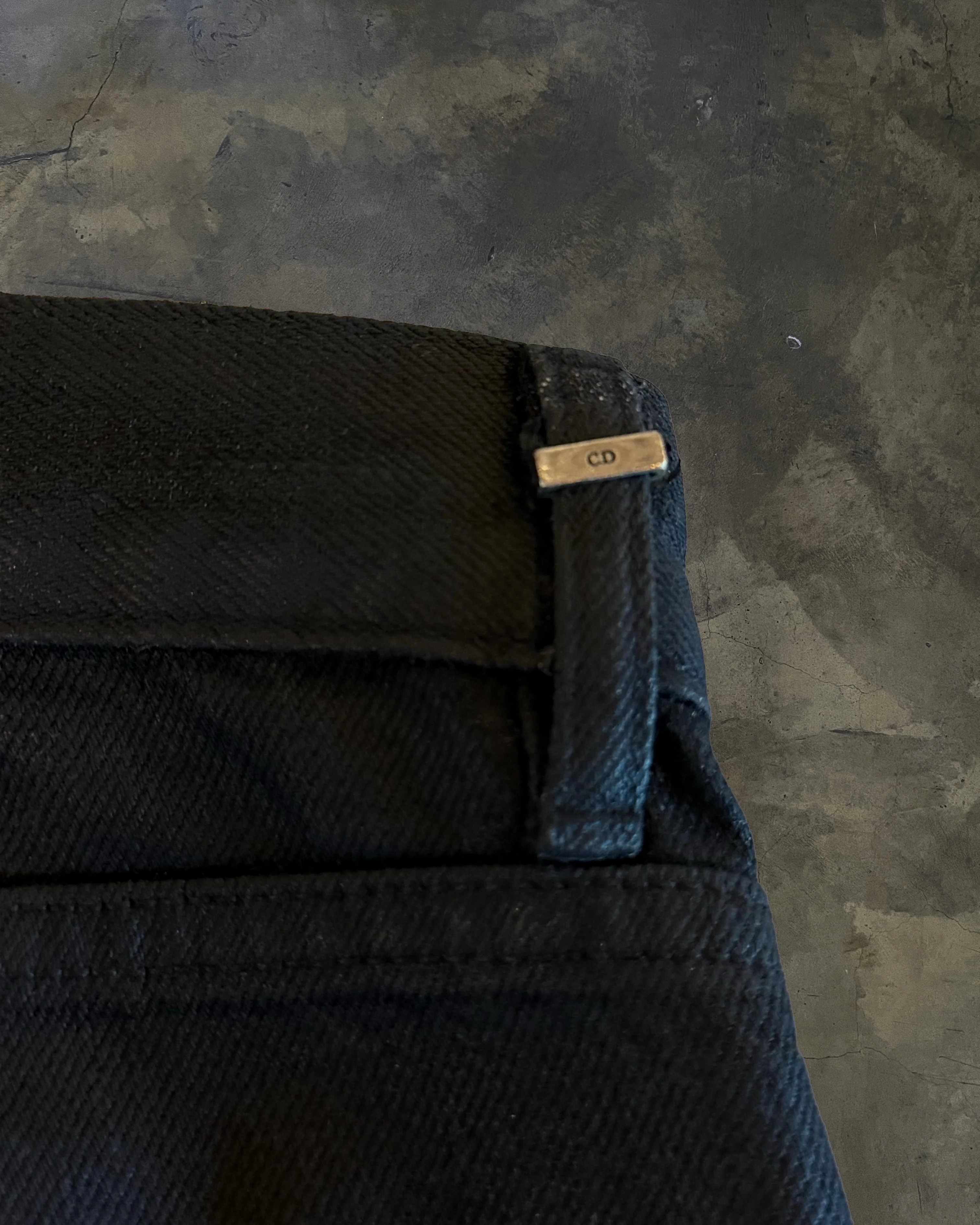DIOR HOMME SS2004 "STRIP" WAXED DENIM - Image 6