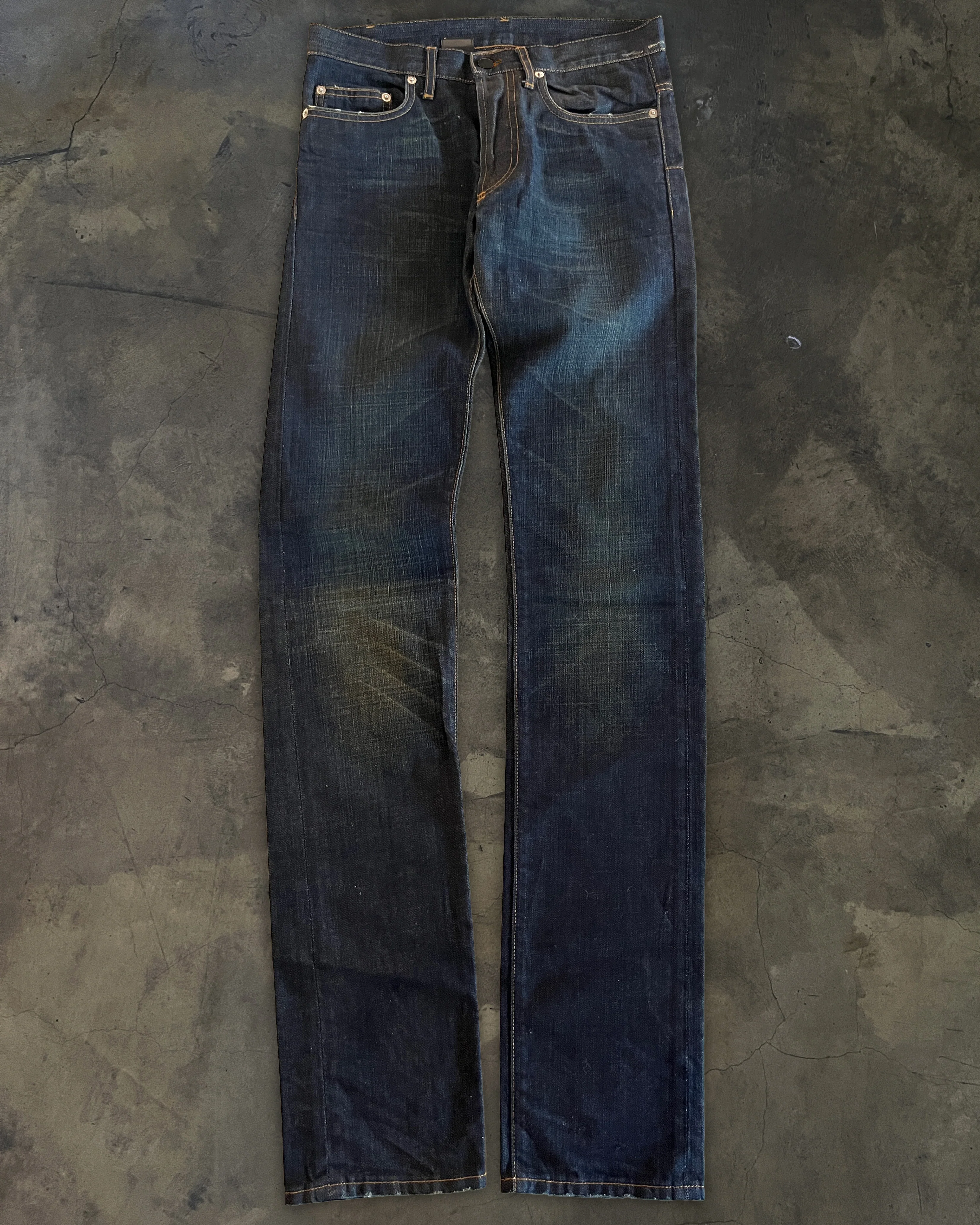 DIOR HOMME SS2005 MUDWASH DENIM