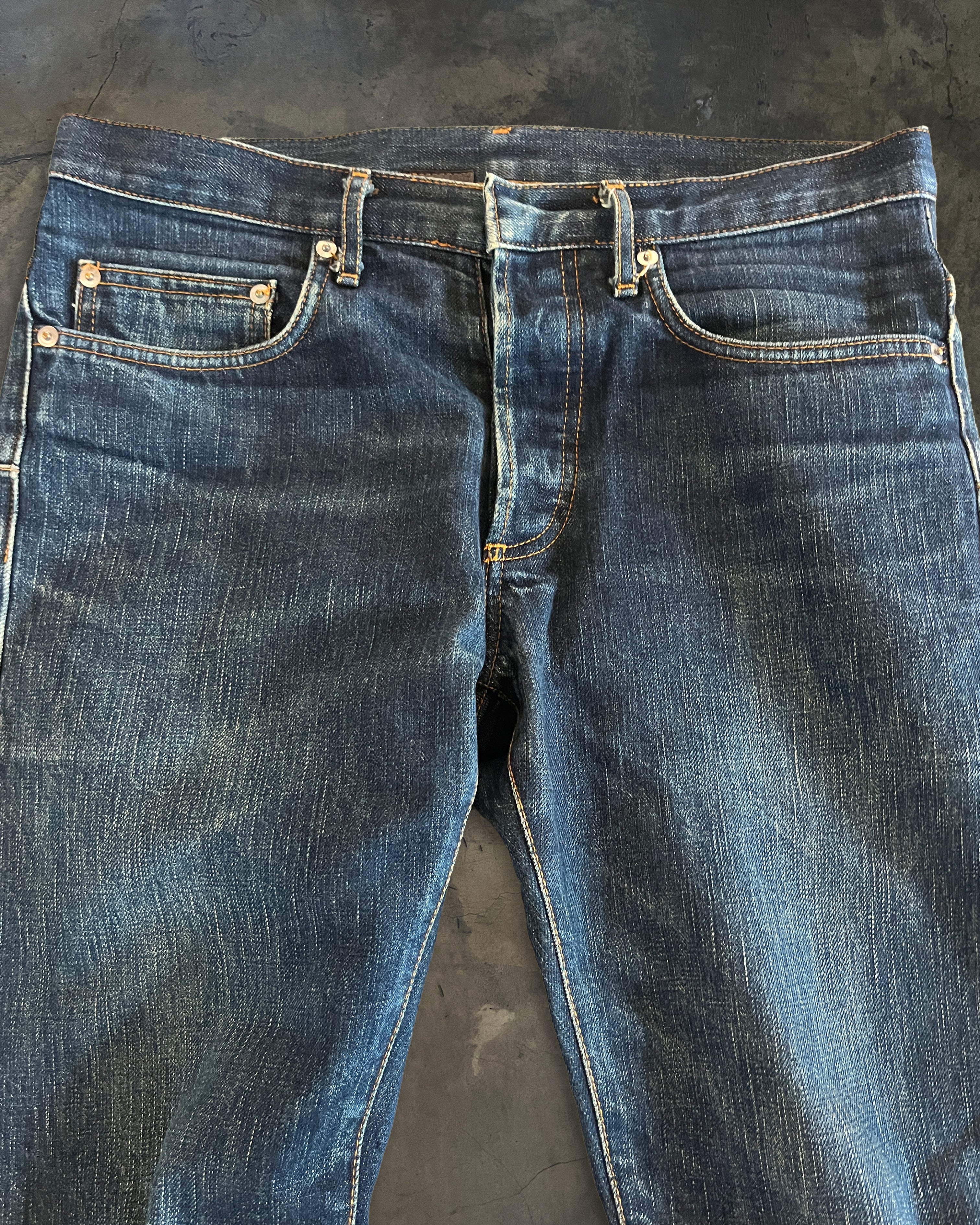 DIOR HOMME SS2006 RAW DENIM JEANS - Image 3