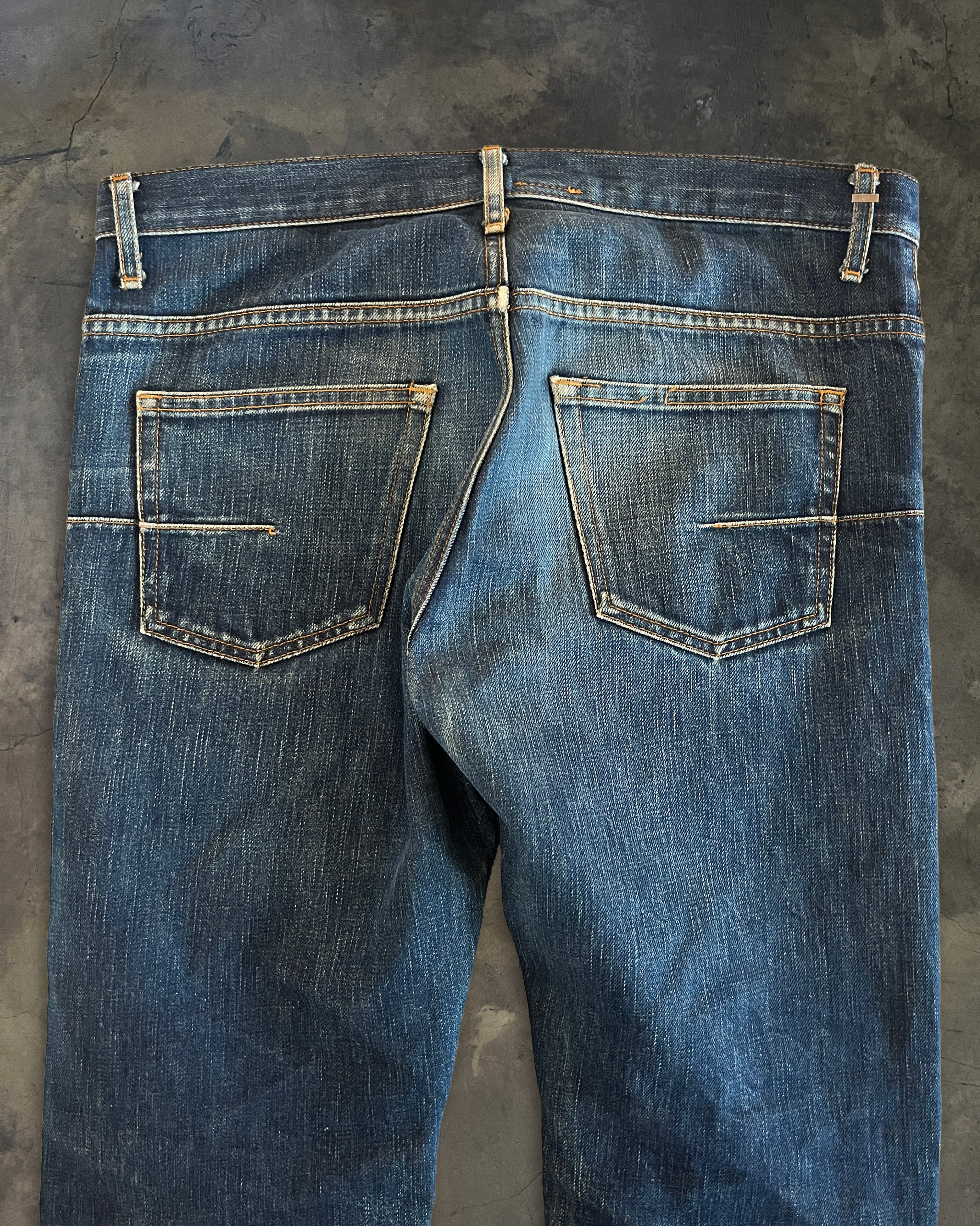 DIOR HOMME SS2006 RAW DENIM JEANS - Image 7