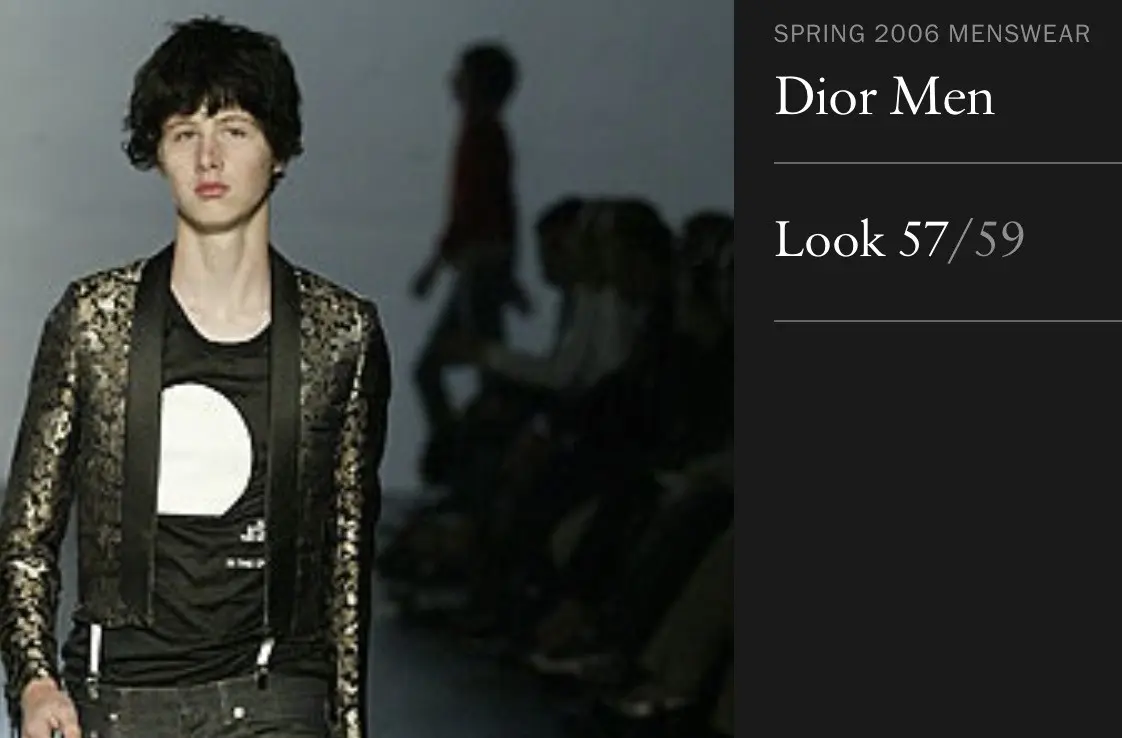 DIOR HOMME SS2006 RUNWAY "WE STOLE THE SUN" T SHIRT - Image 6