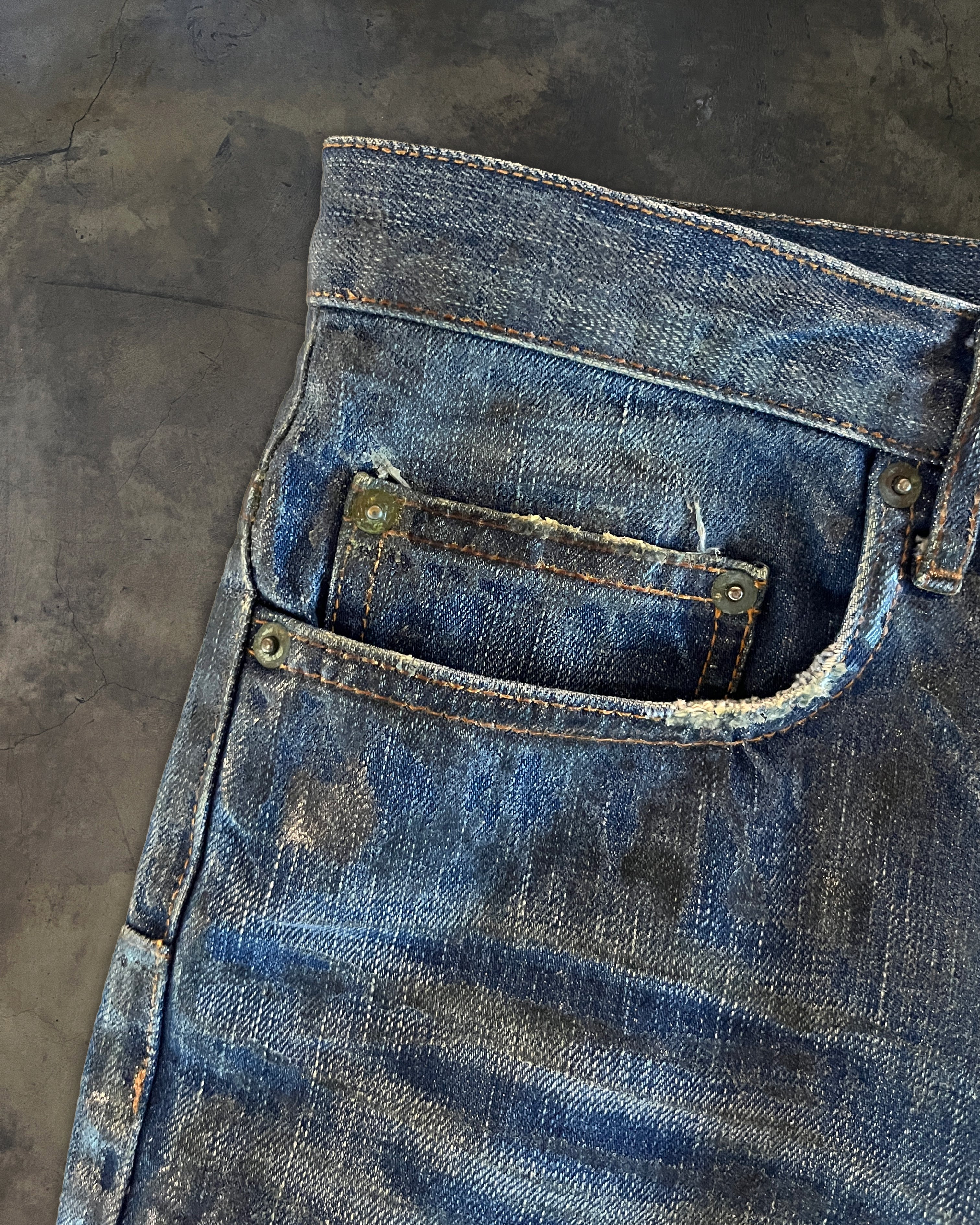 DIOR HOMME AW2006 LUSTER WAXED DENIM - Image 3