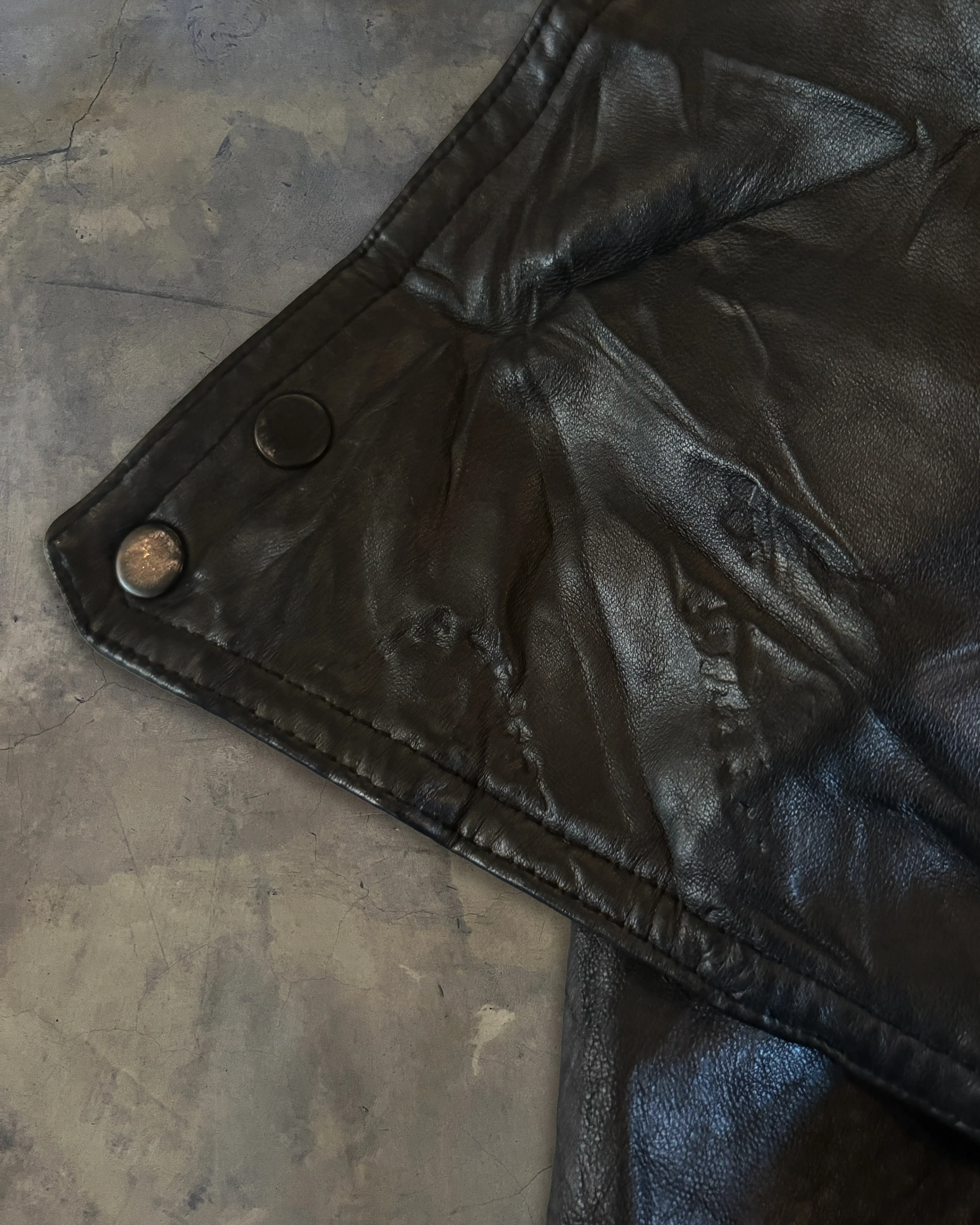 DIOR HOMME SS2007 RUNWAY AVIATOR LEATHER JACKET - Image 9