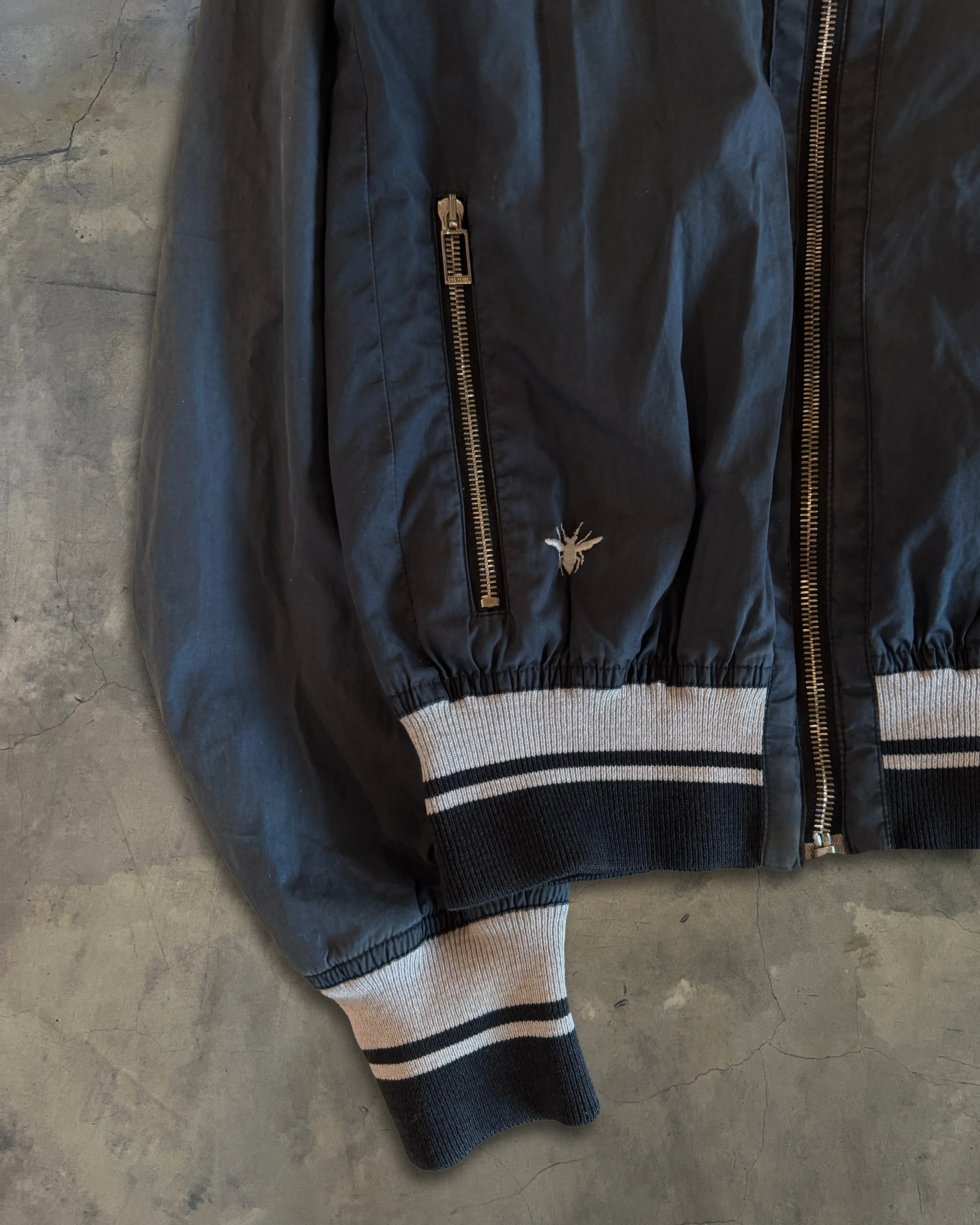 DIOR HOMME SS2010 NAVY BEE BOMBER - Image 3