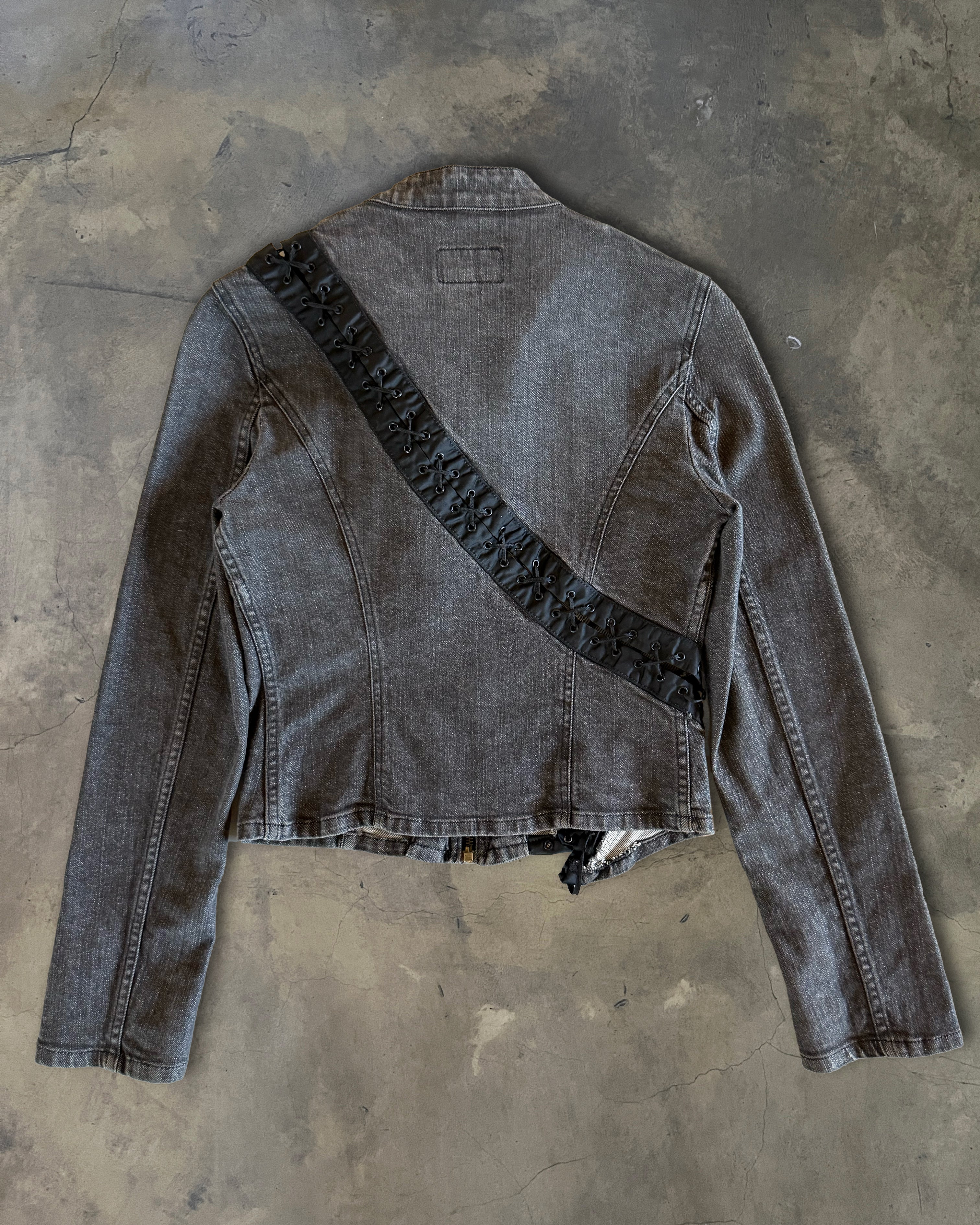 DOLCE GABANNA SS2003 LACED CORSET JACKET - Image 4