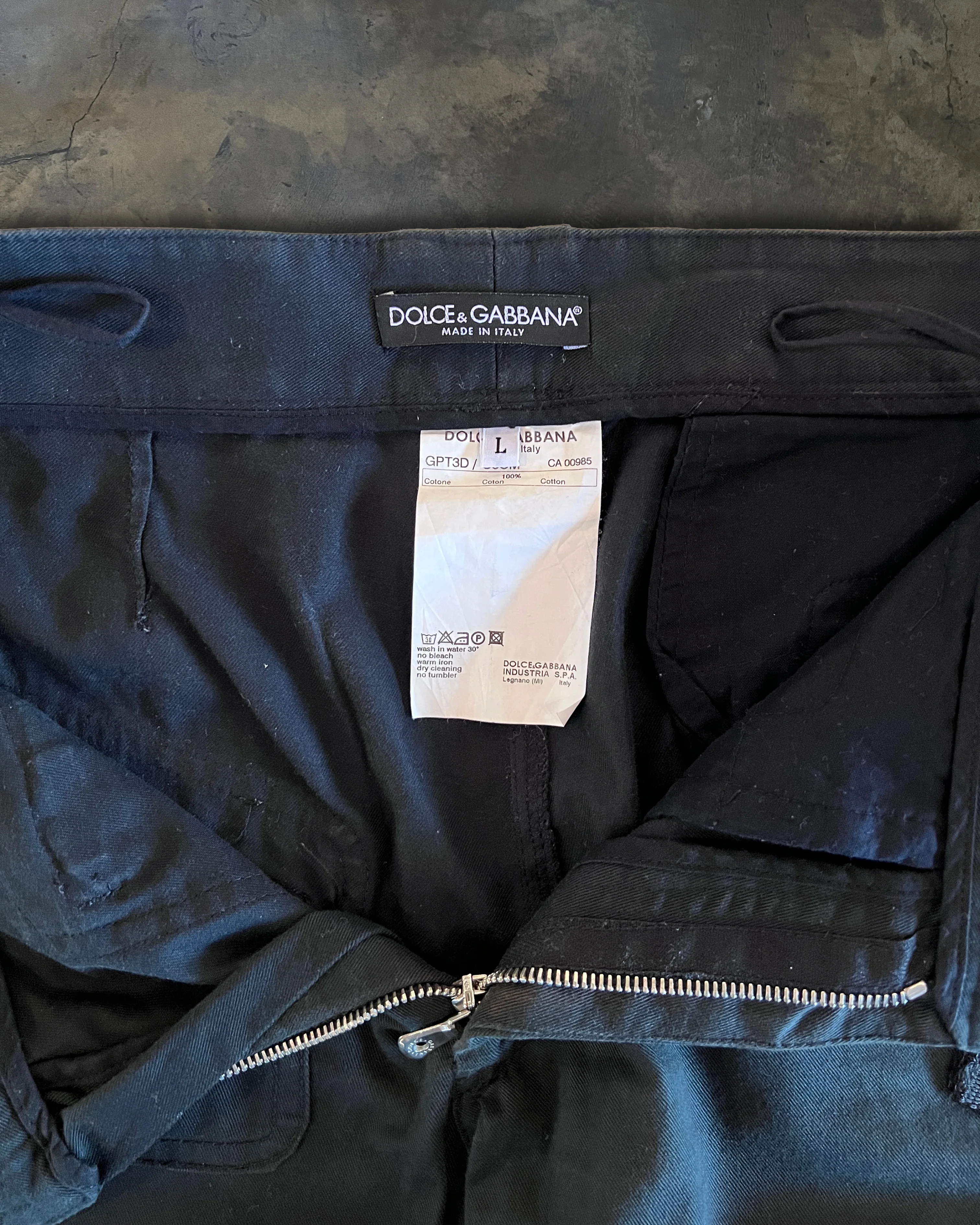 DOLCE GABBANA AW2003 BONDAGE PARACHUTE CARGO PANTS - Image 3