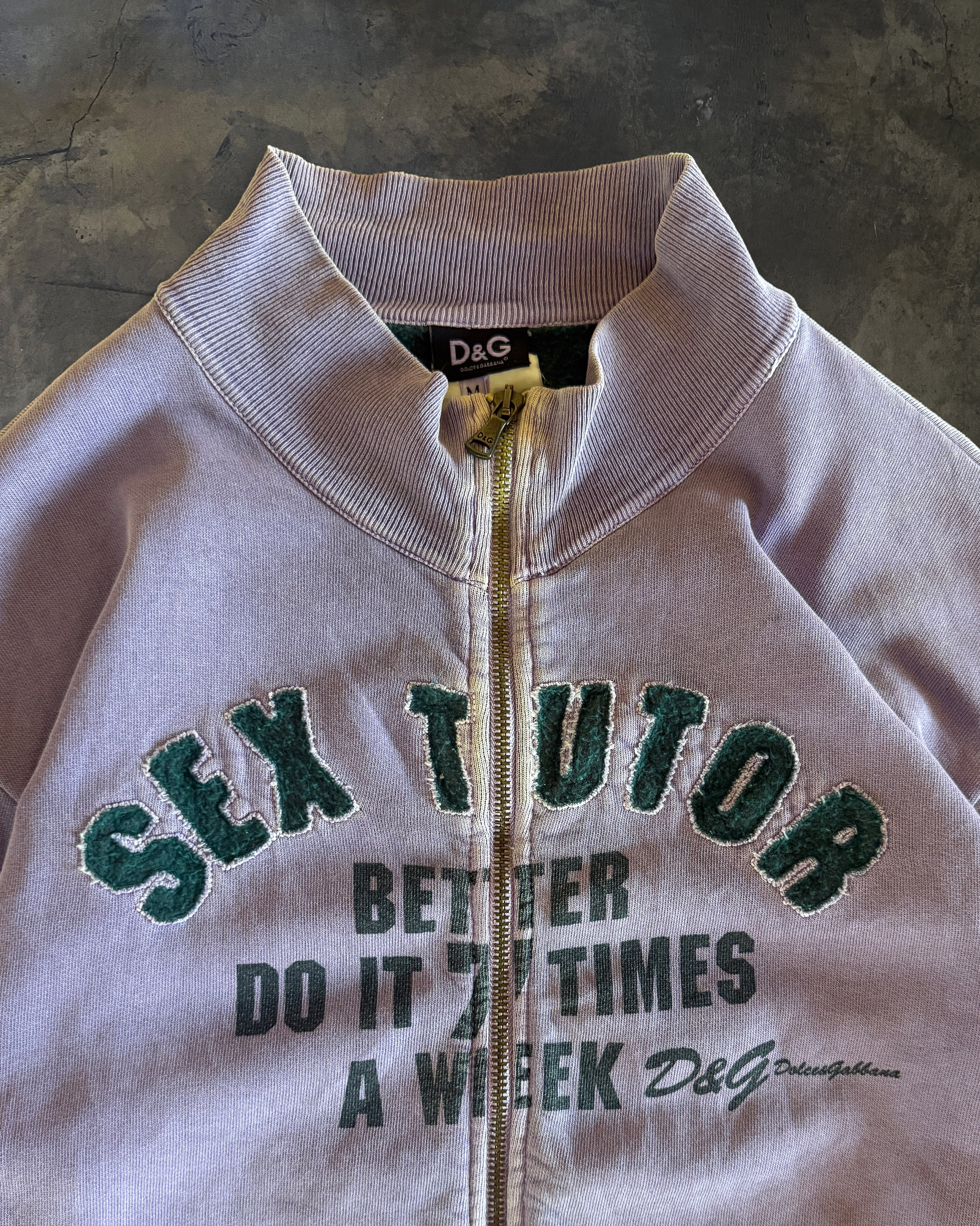 DOLCE GABBANA "SEX TUTOR" ZIP-UP TUTOR - Image 2