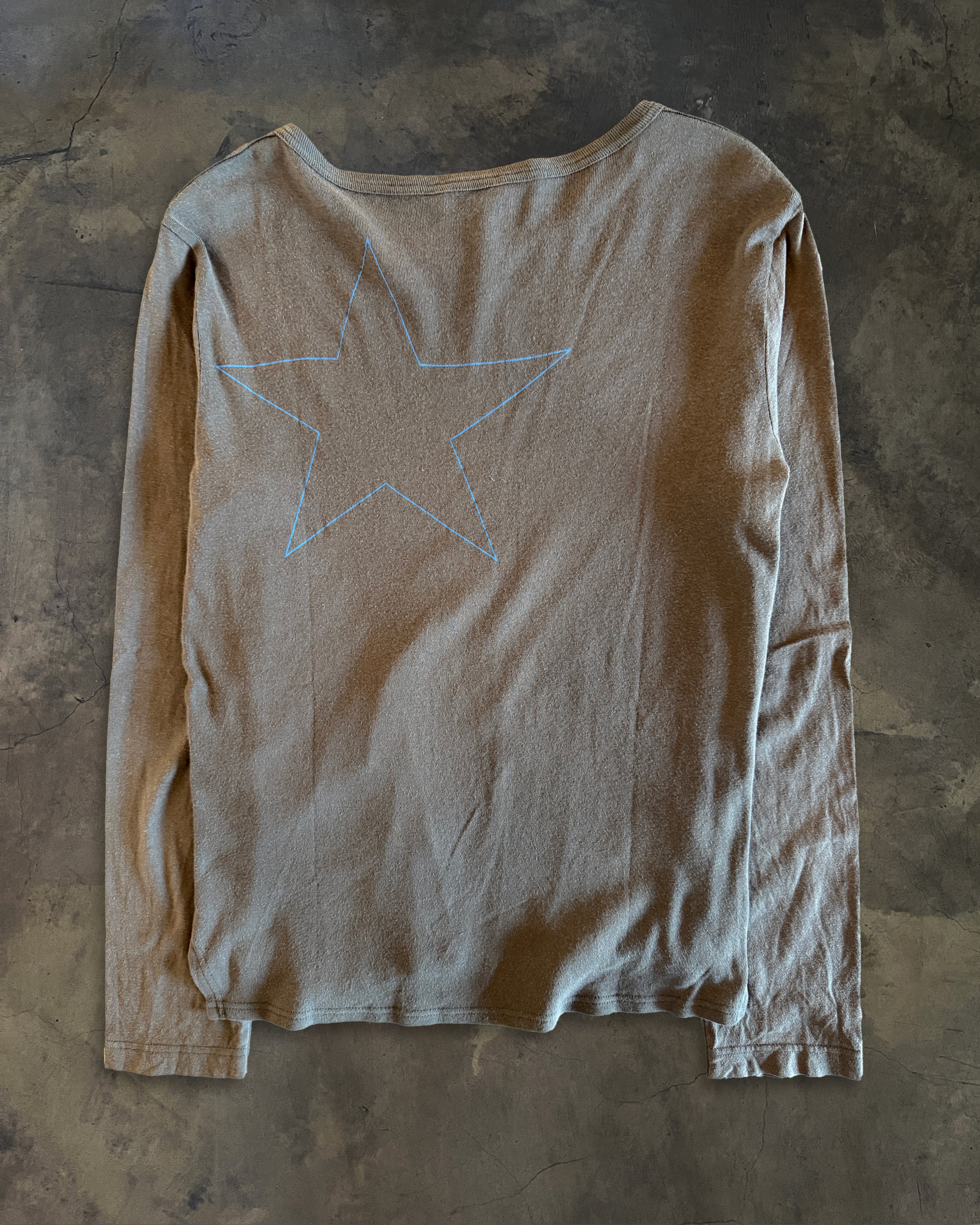 DRIES VAN NOTEN STAR MOTIF LONG SLEEVE TEE - Image 5