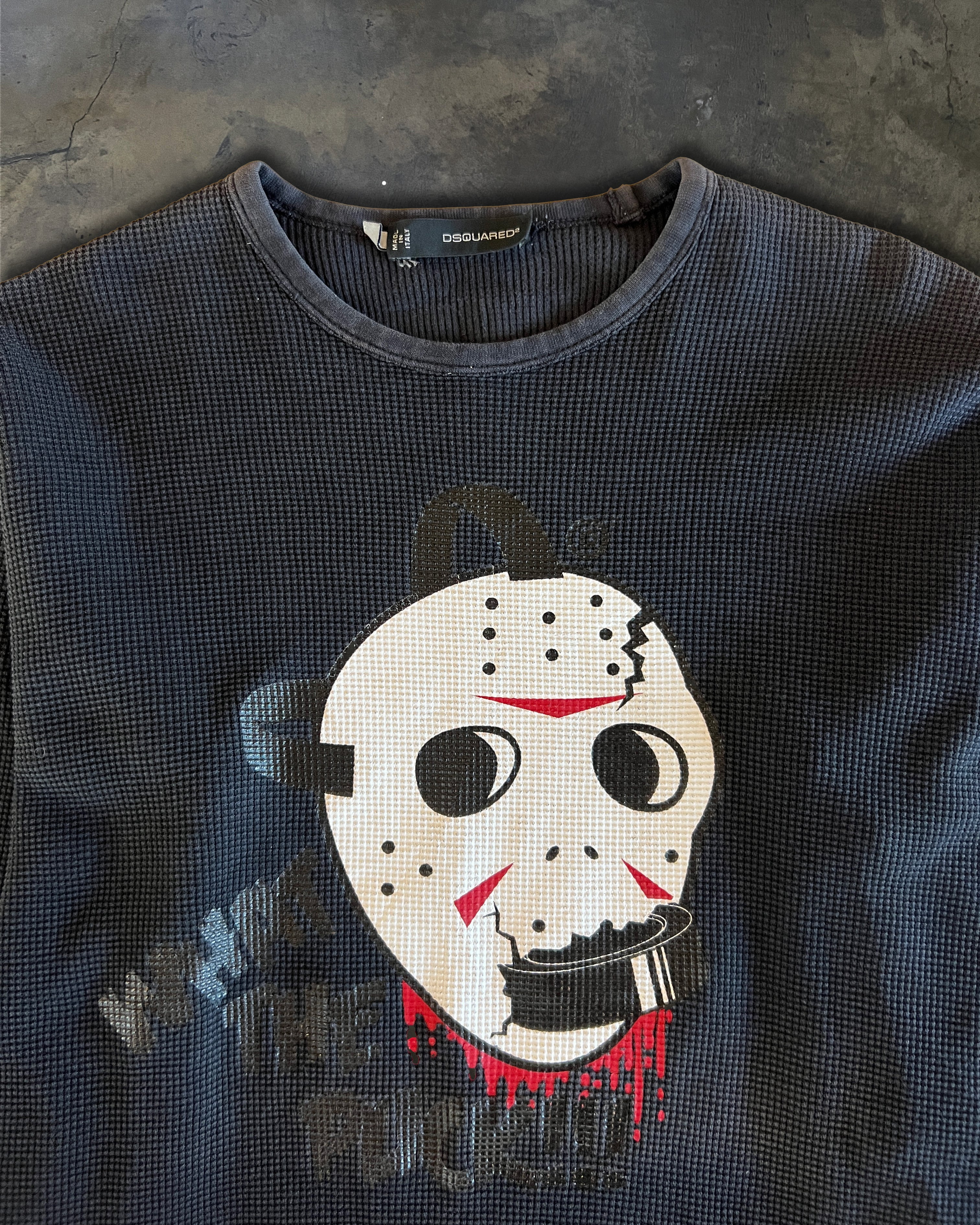 DSQUARED JASON WAFFLE KNIT LONG SLEEVE - Image 2
