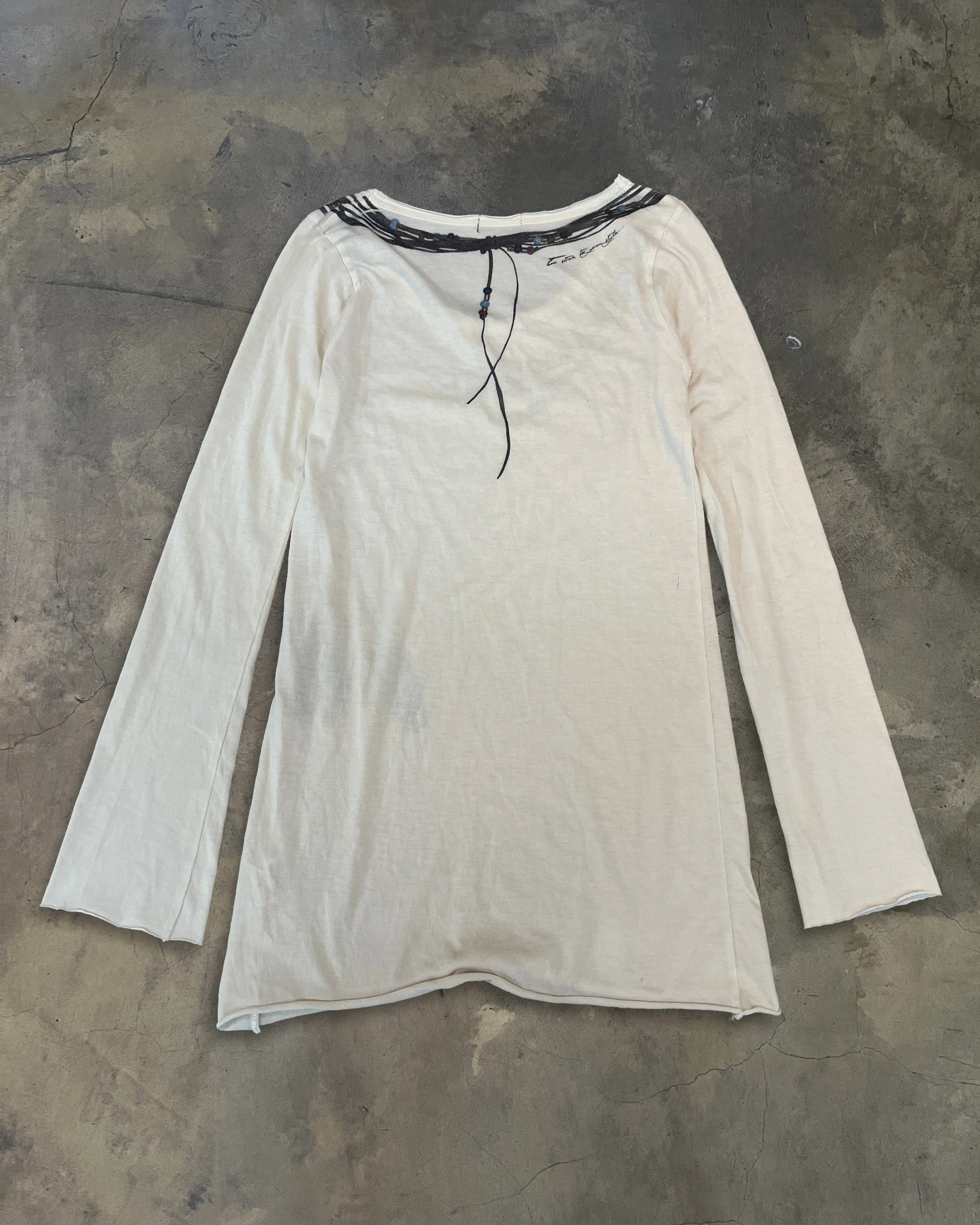 G.O.A LONG SLEEVE FEATHER TEE - Image 4