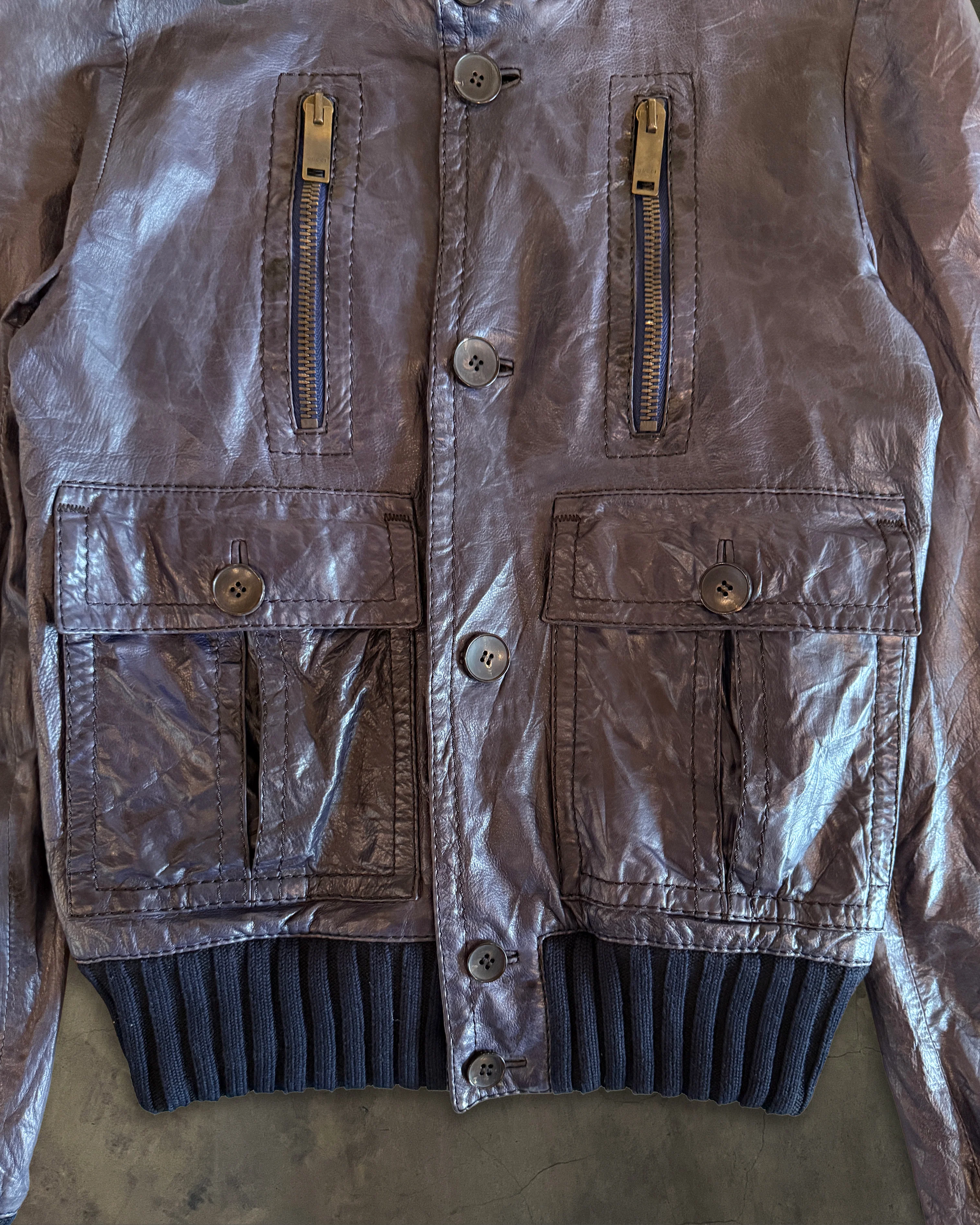GUCCI AW2009 MADONNA LEATHER JACKET - Image 2