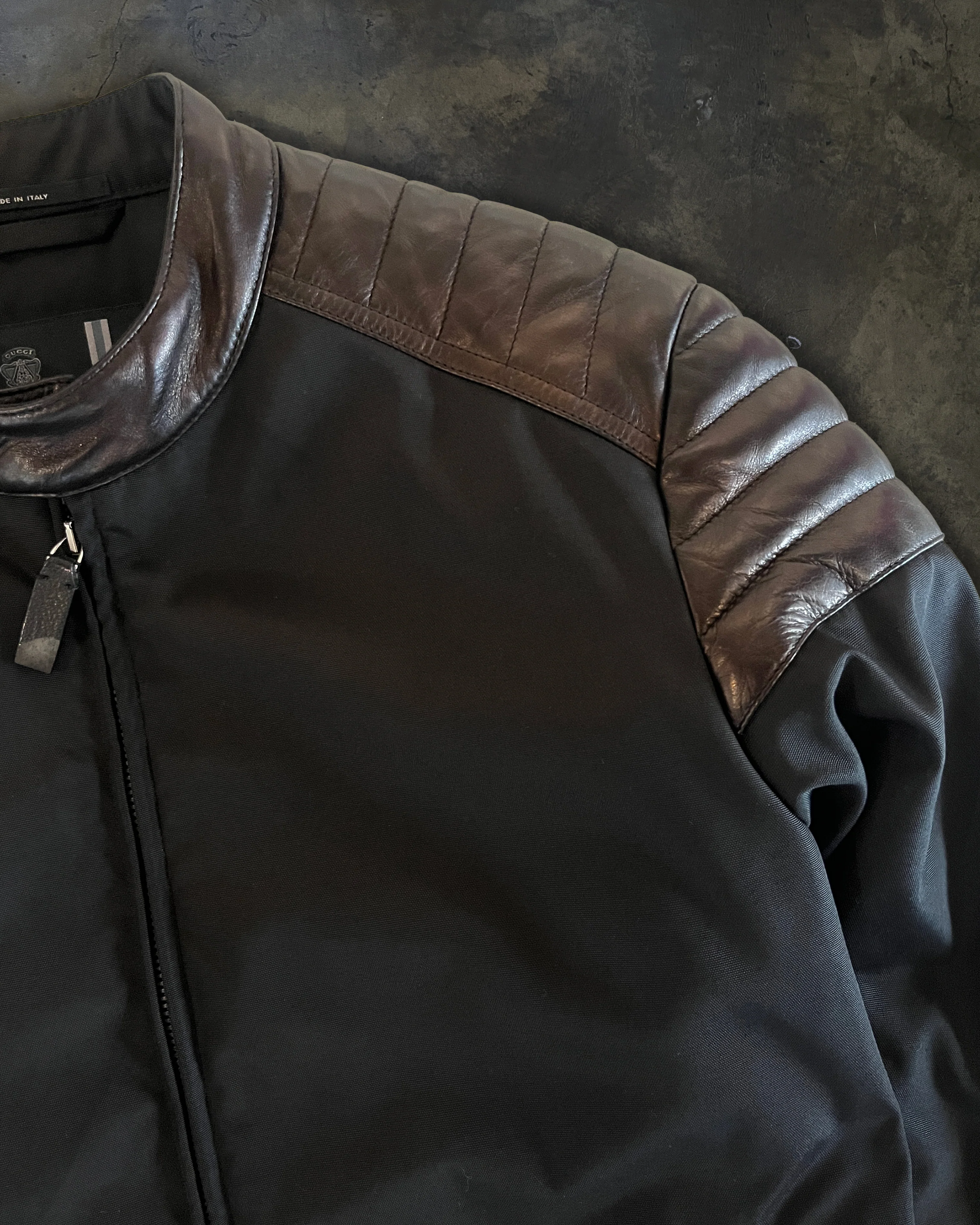 GUCCI BY TOM FORD PADDED MOTO JACKET - Image 2
