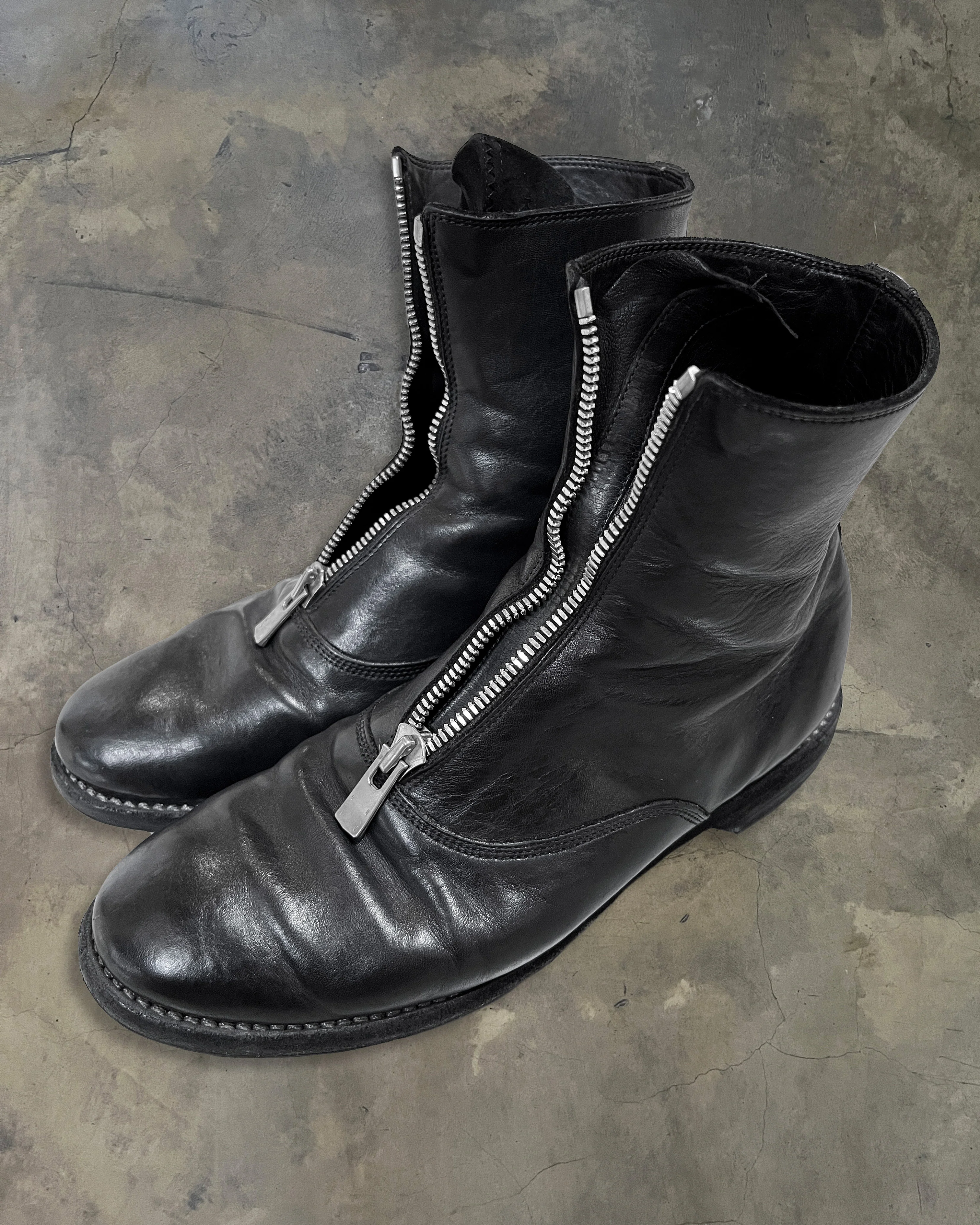 GUIDI 210 HORSE LEATHER ZIP BOOT - Image 5