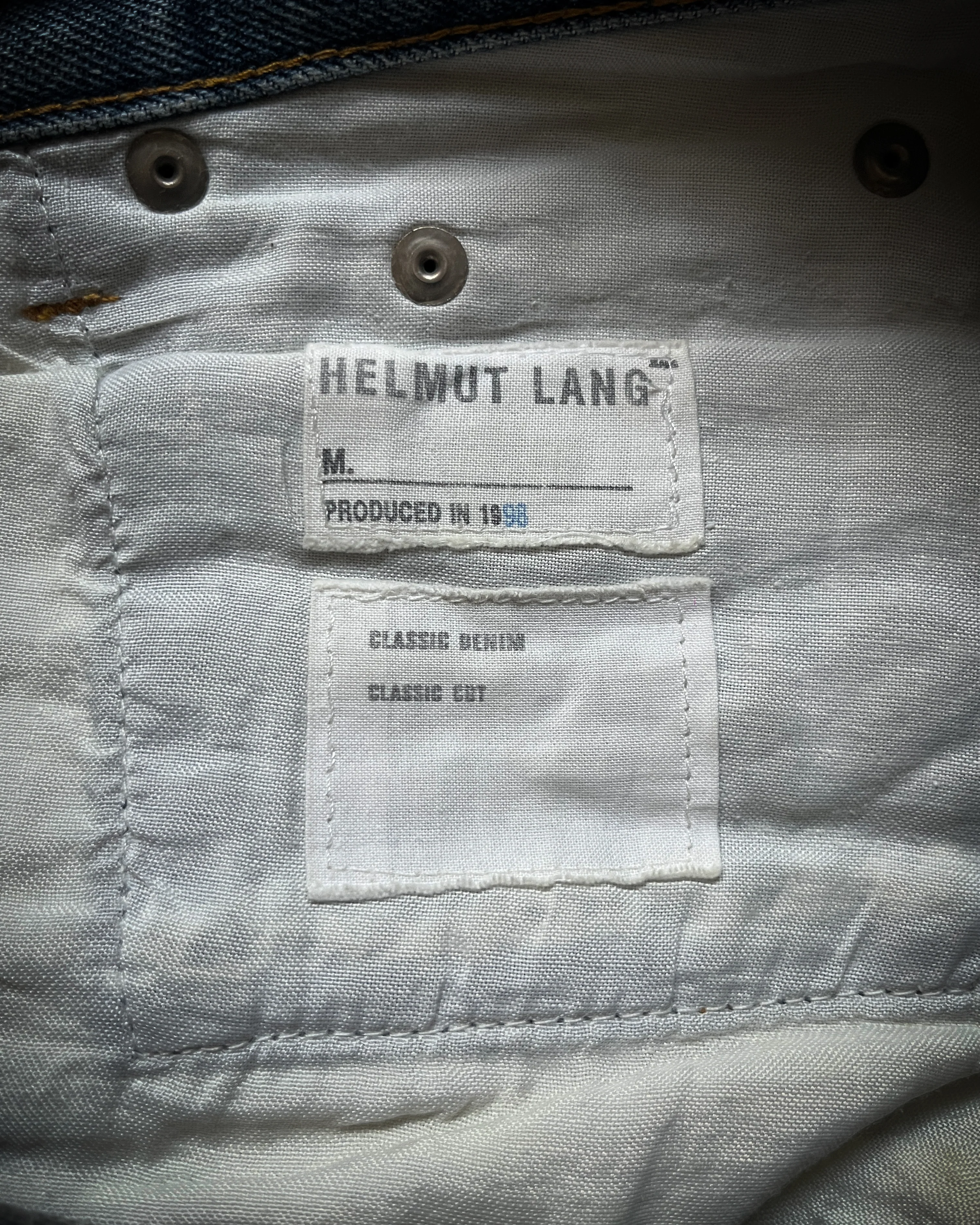 HELMUT LANG 1998 CLASSIC CUT DENIM - Image 6