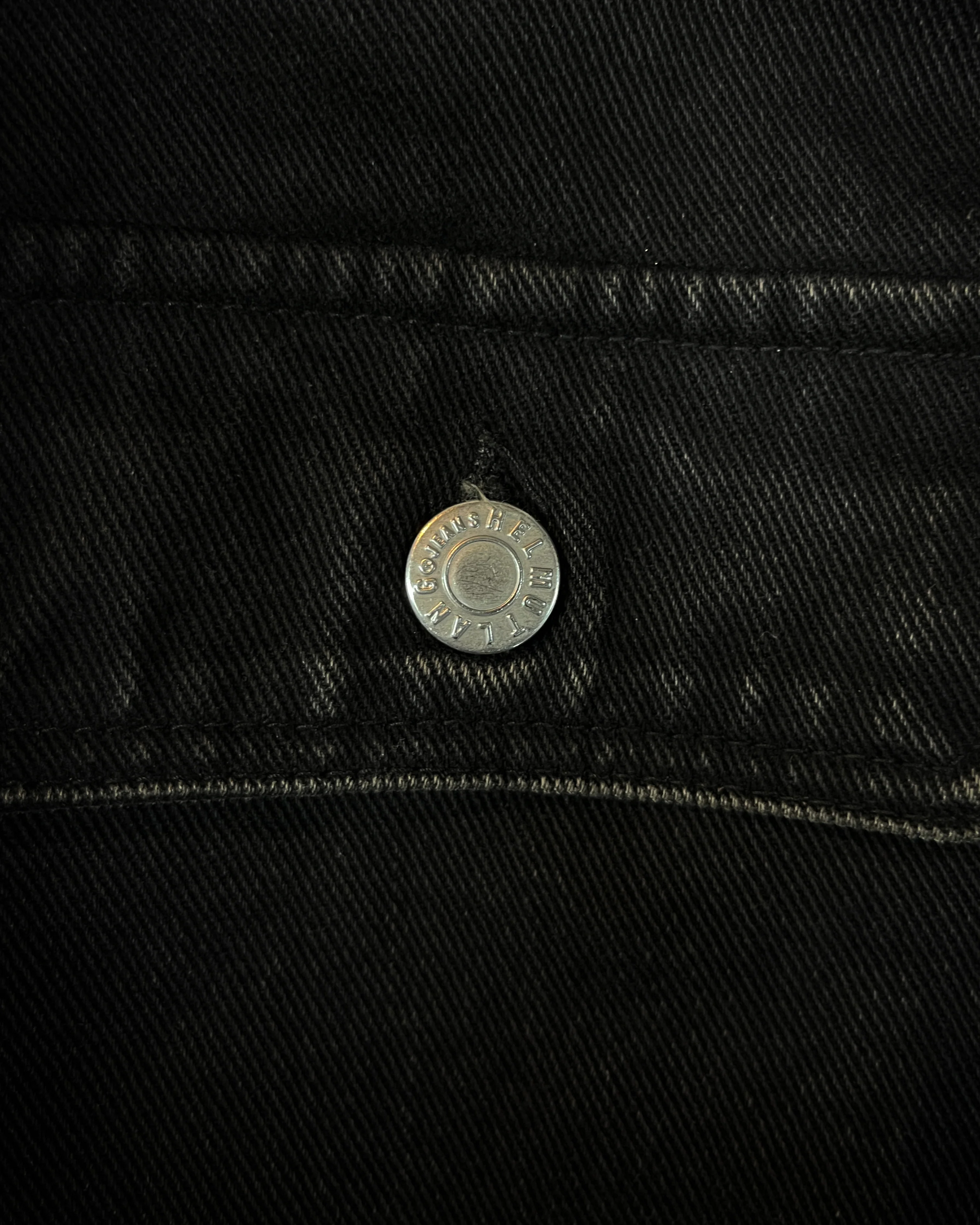 HELMUT LANG AW1998 BROKEN-IN DENIM LOWER 2 POCKET JACKET - Image 5
